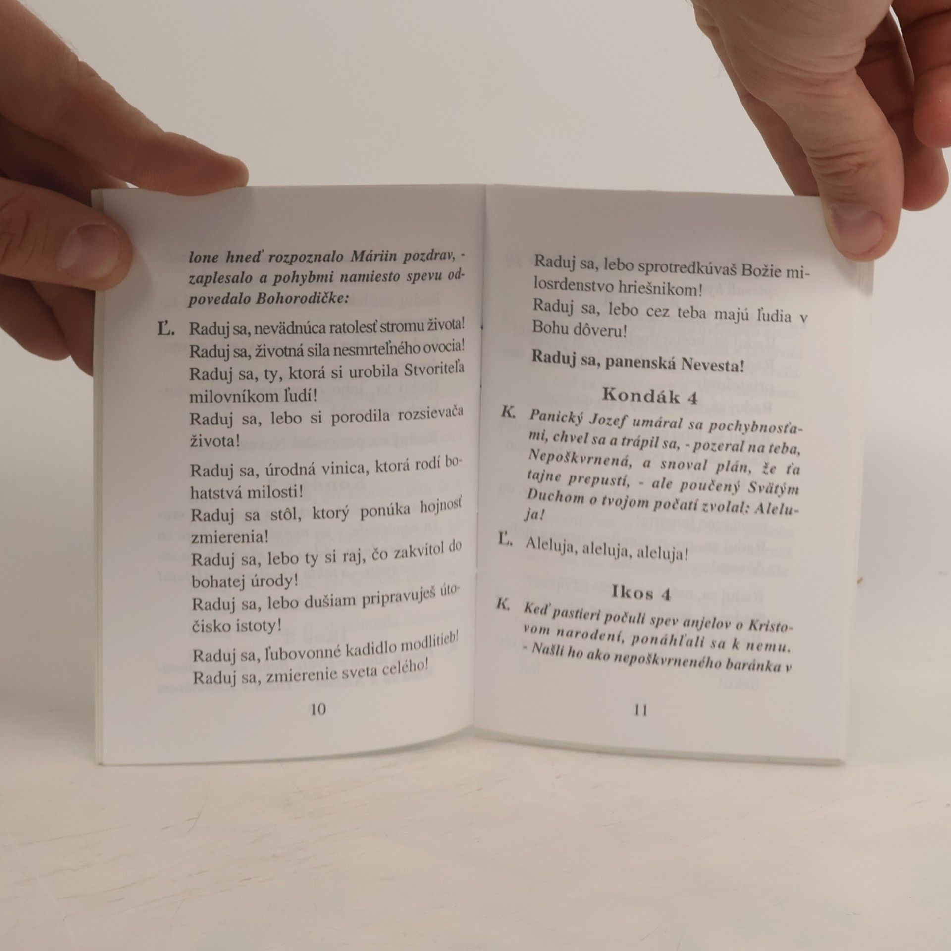 Liturgická komisia Gréckokatolíckeho biskupstva v Prešove Akatist k Bohorodičke