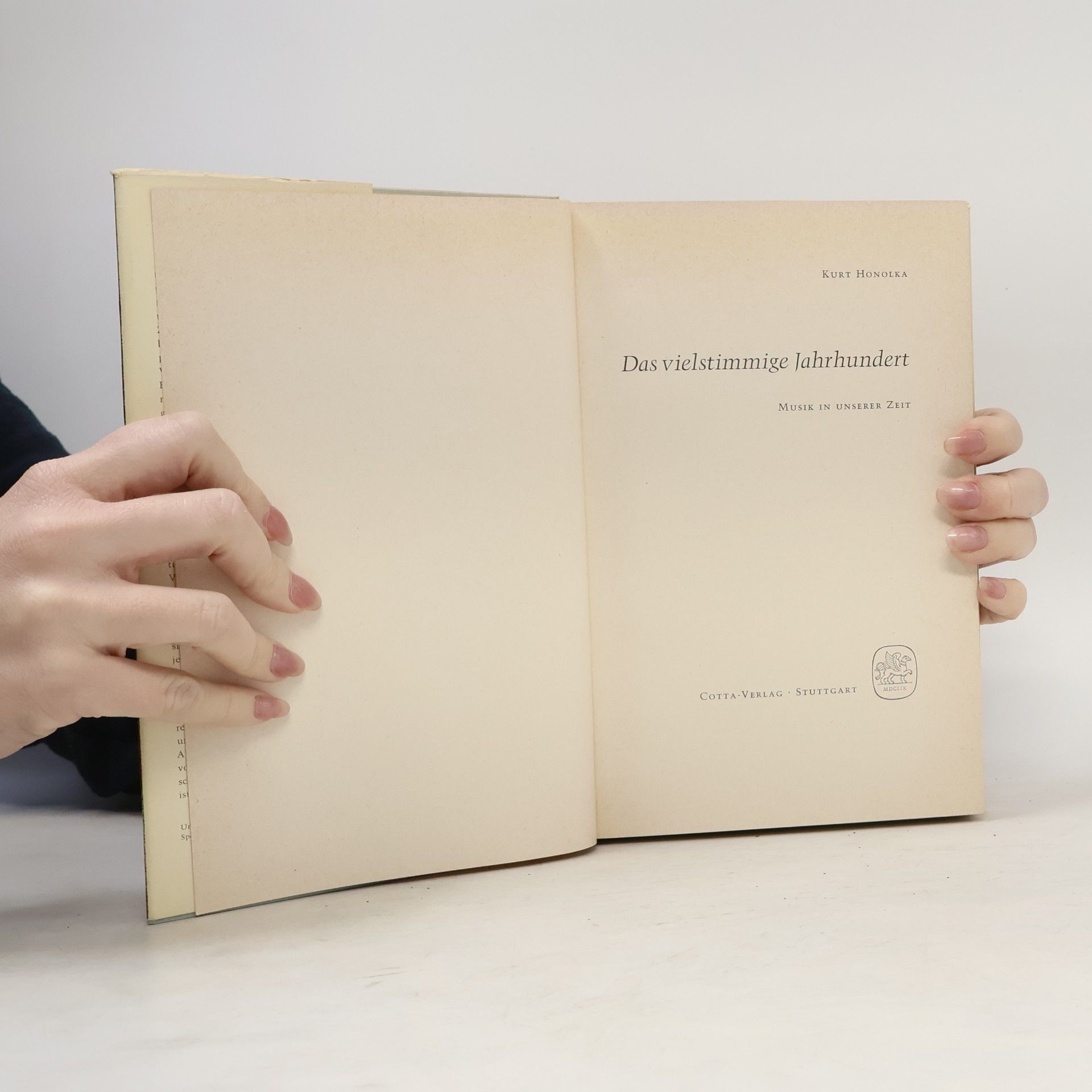 Kurt Honolka Das vielstimmige Jahrhundert