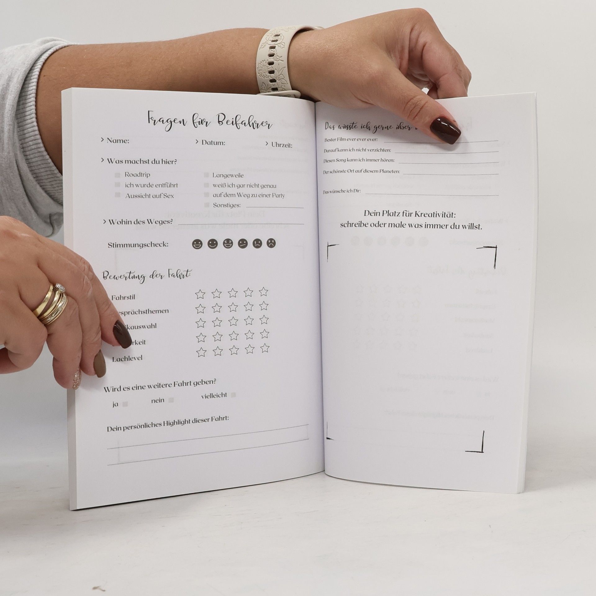 Nora Milles Beifahrer Gästebuch