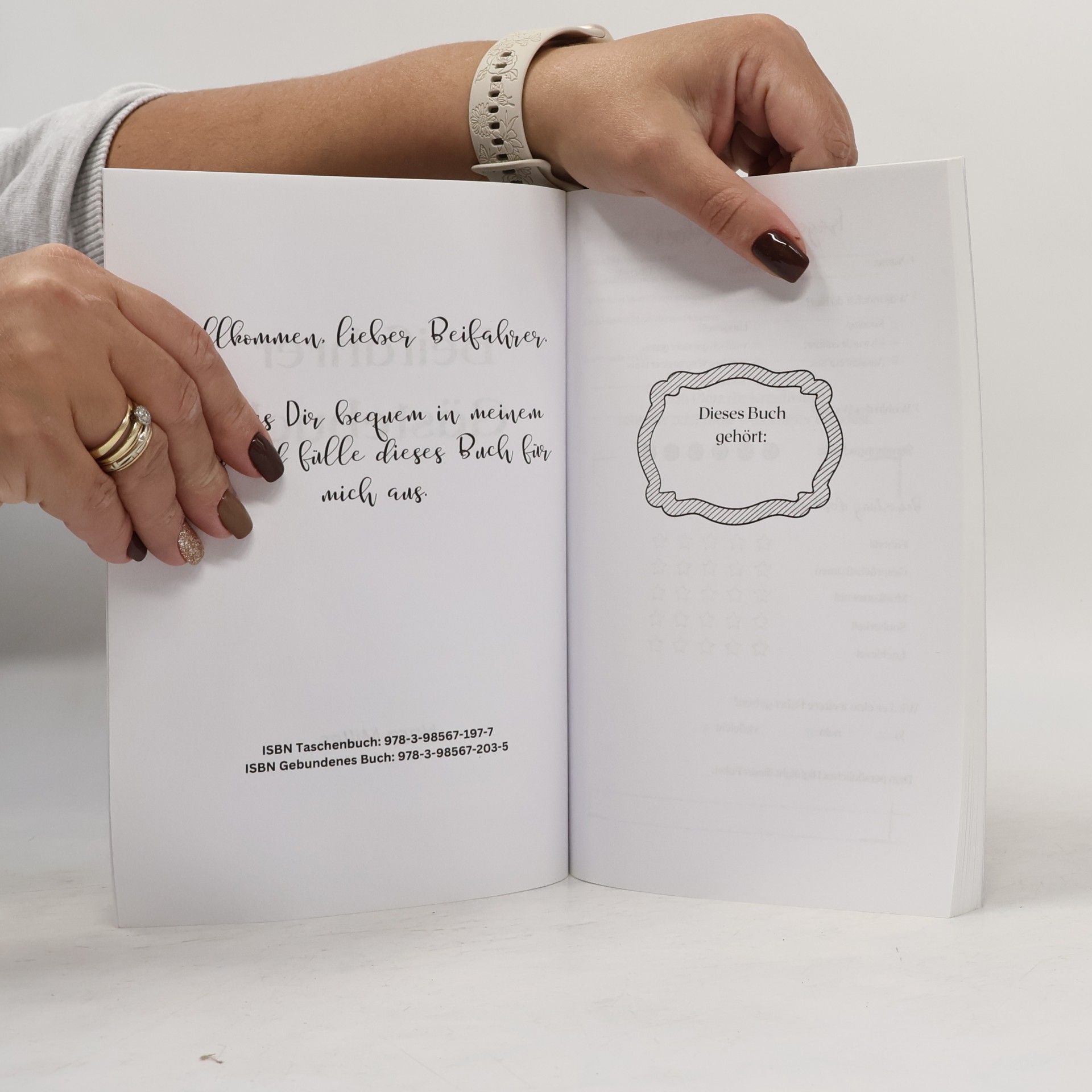 Nora Milles Beifahrer Gästebuch