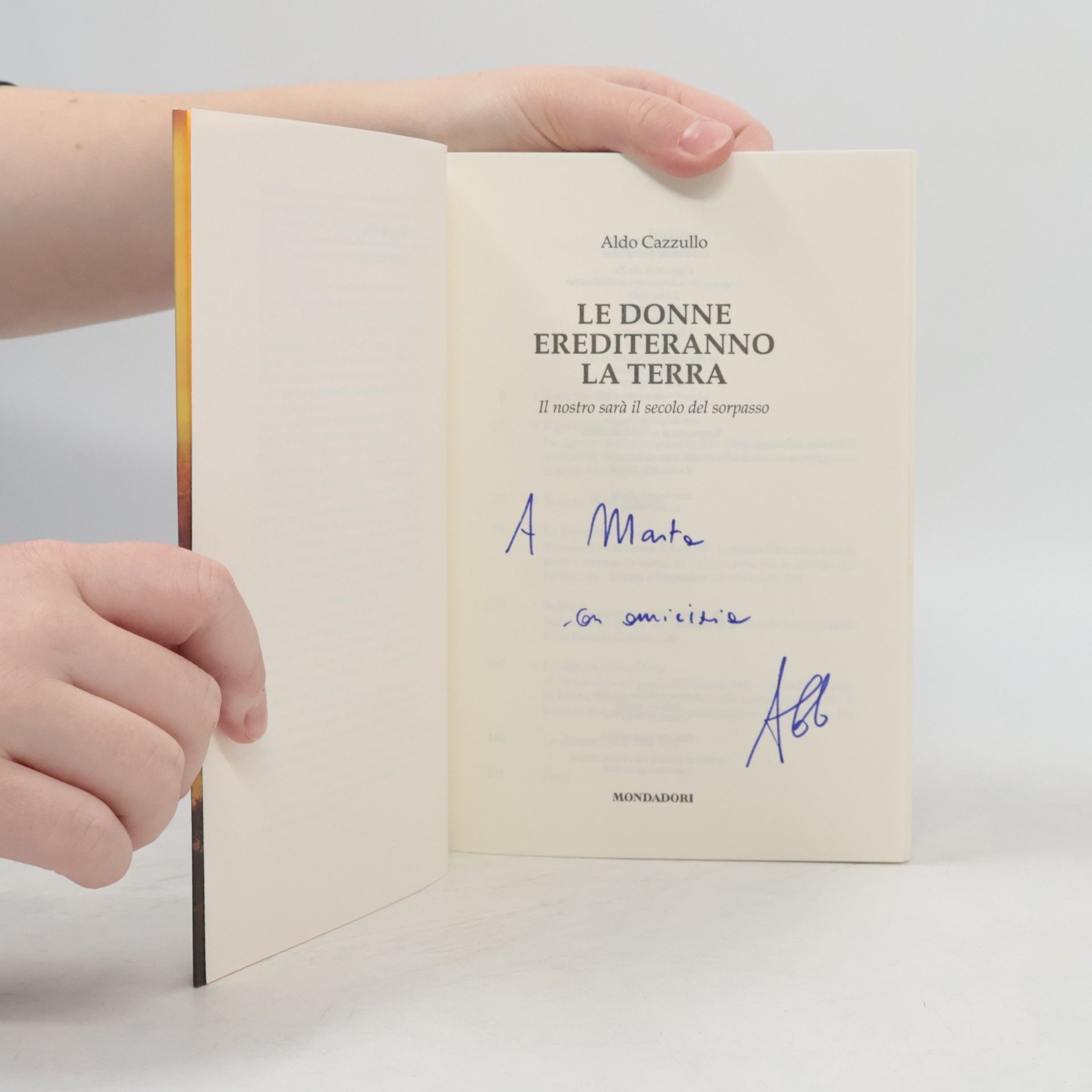 Aldo Cazzullo Strade blu: Le donne erediteranno la terra - Roughcut Edition