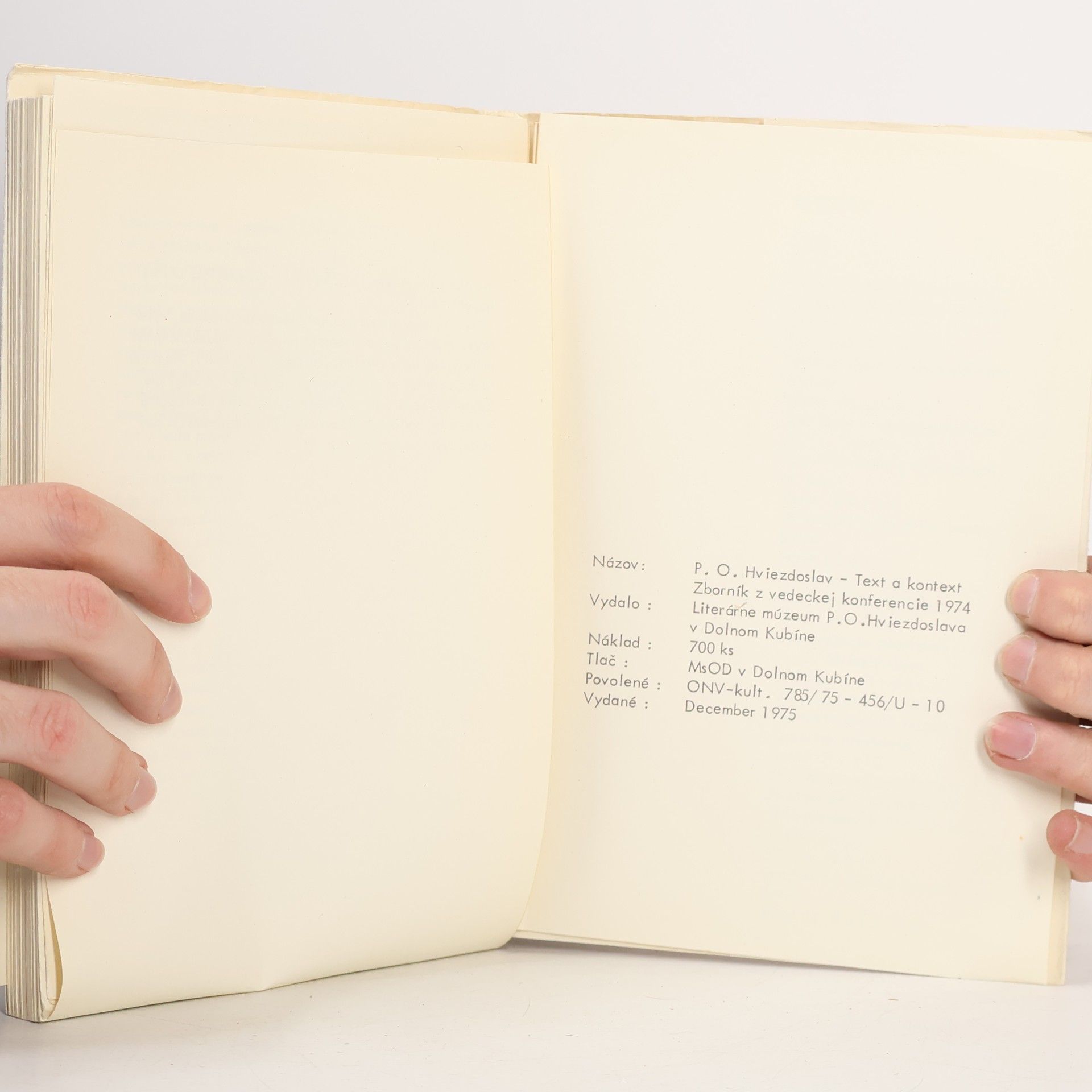 Kolektiv autorů P. O. Hviezdoslav: Text a kontext