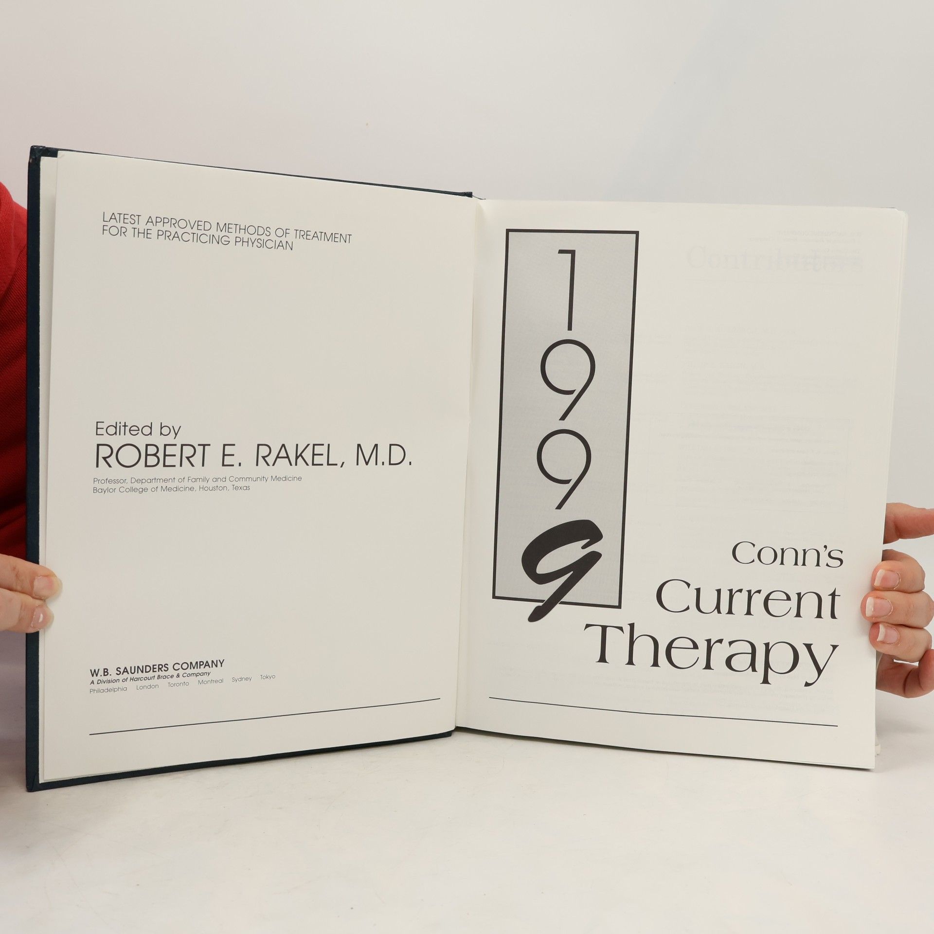 Robert E. Rakel Conn's Current Therapy 1999