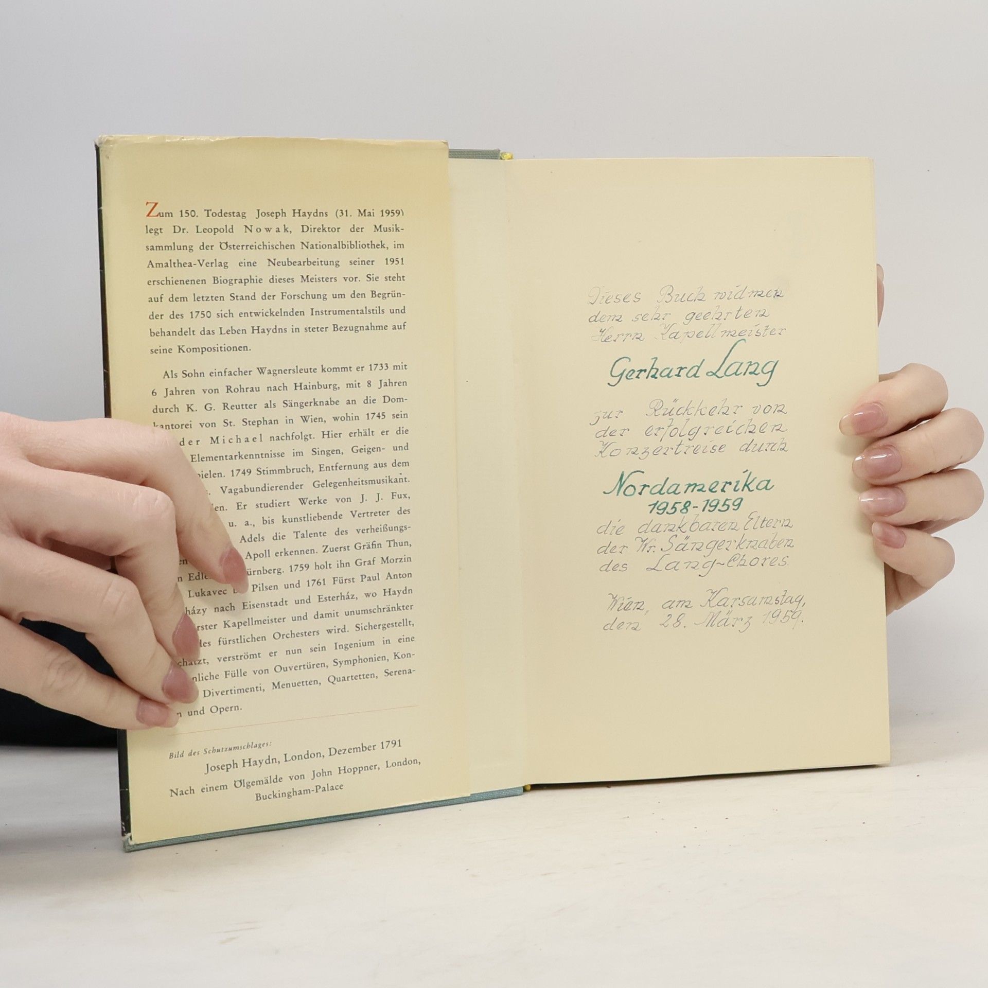 Leopold Nowak Joseph Haydn: Meine Sprache versteht die ganze Welt
