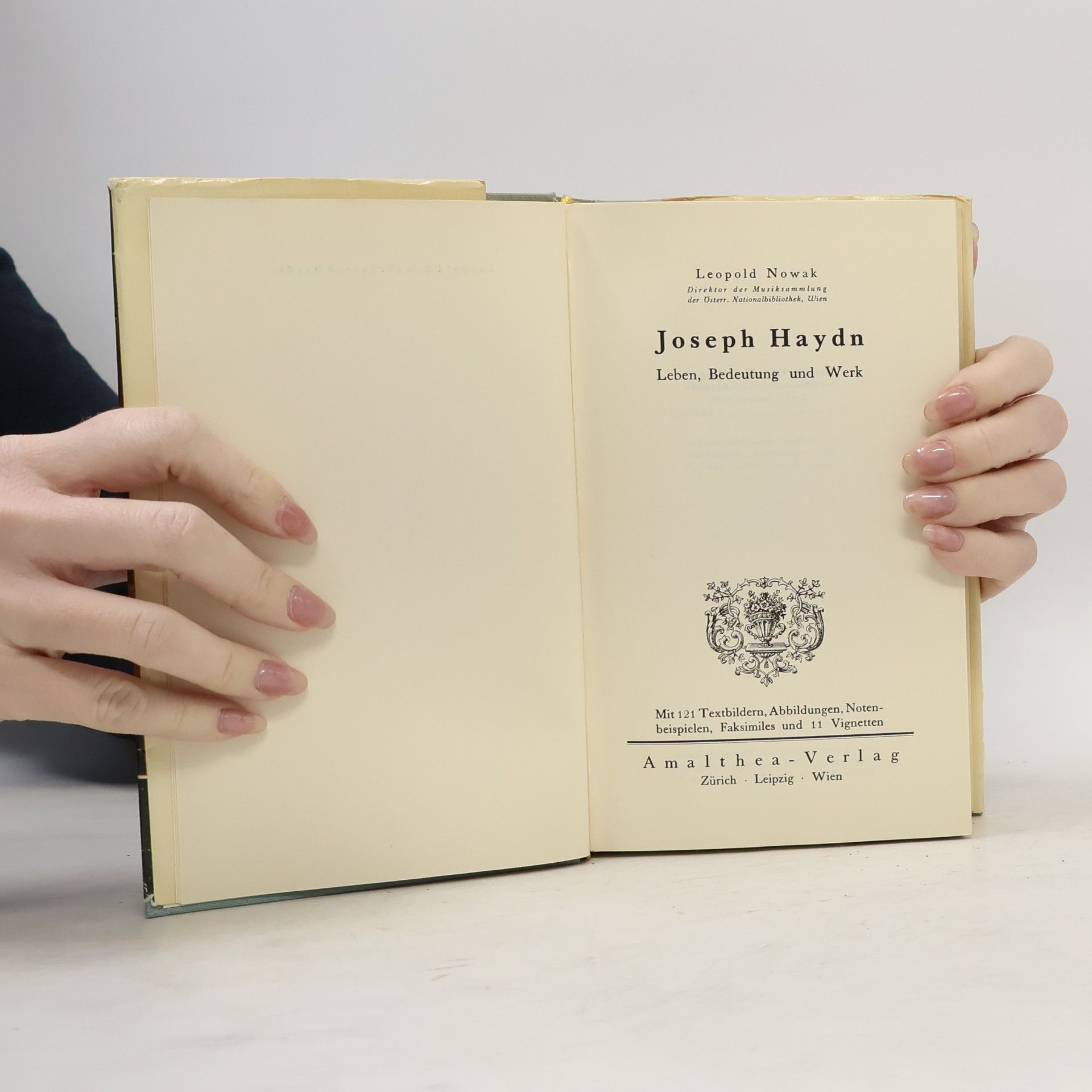Leopold Nowak Joseph Haydn: Meine Sprache versteht die ganze Welt