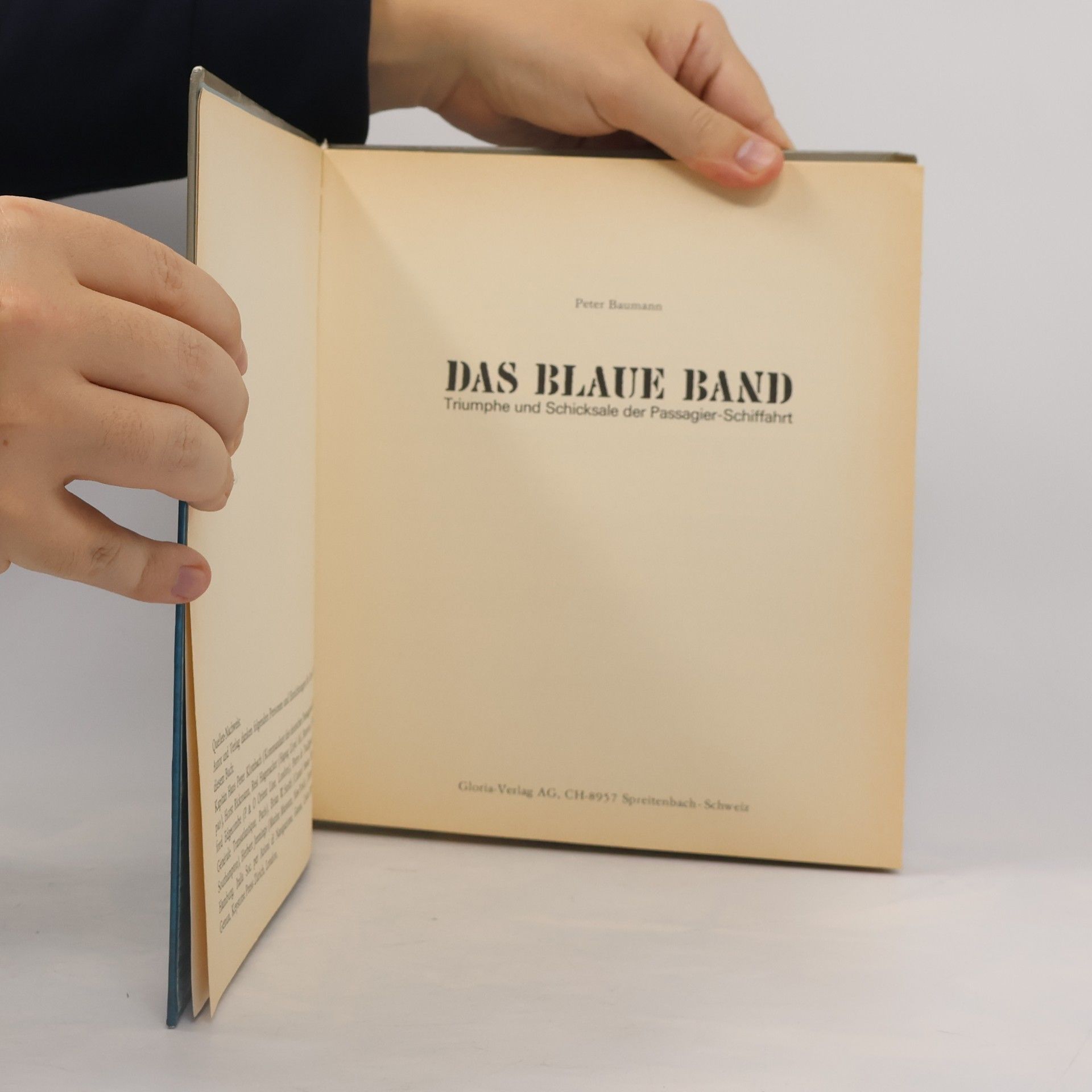Peter Baumann Das Blaue Band