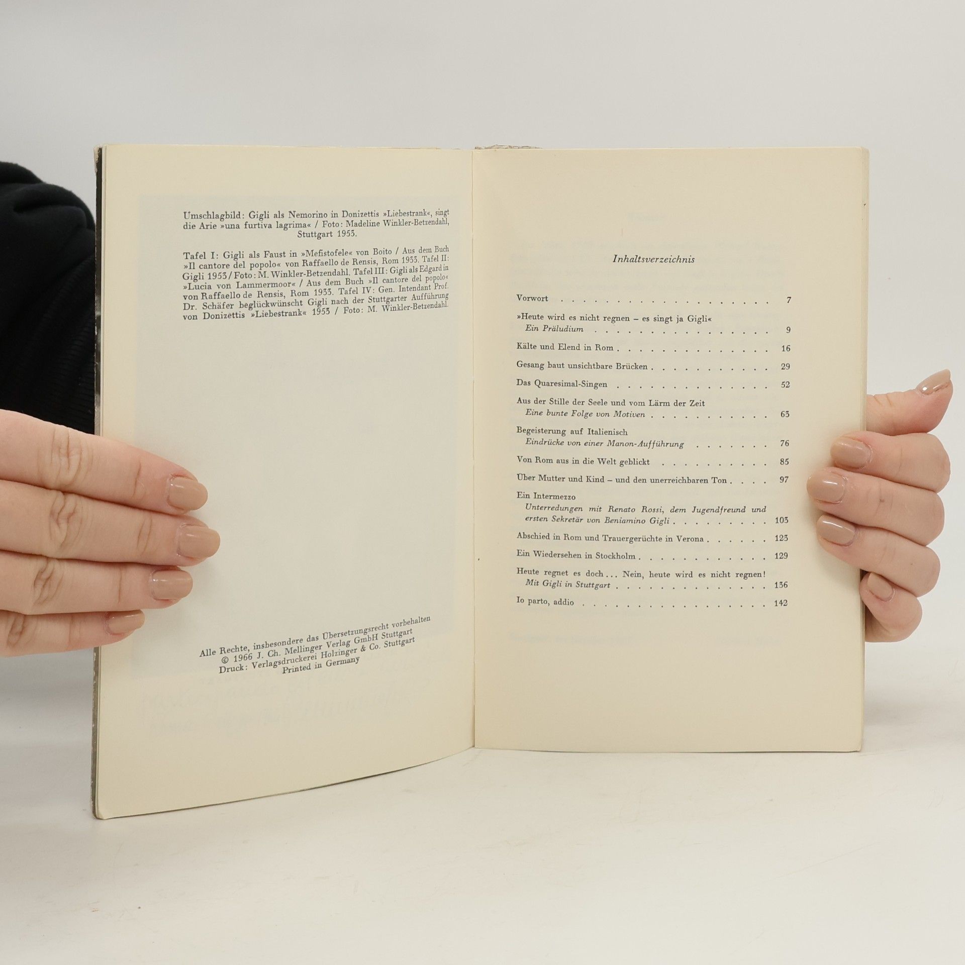 Herbert Hahn Un' anima cantava, eine Seele sang