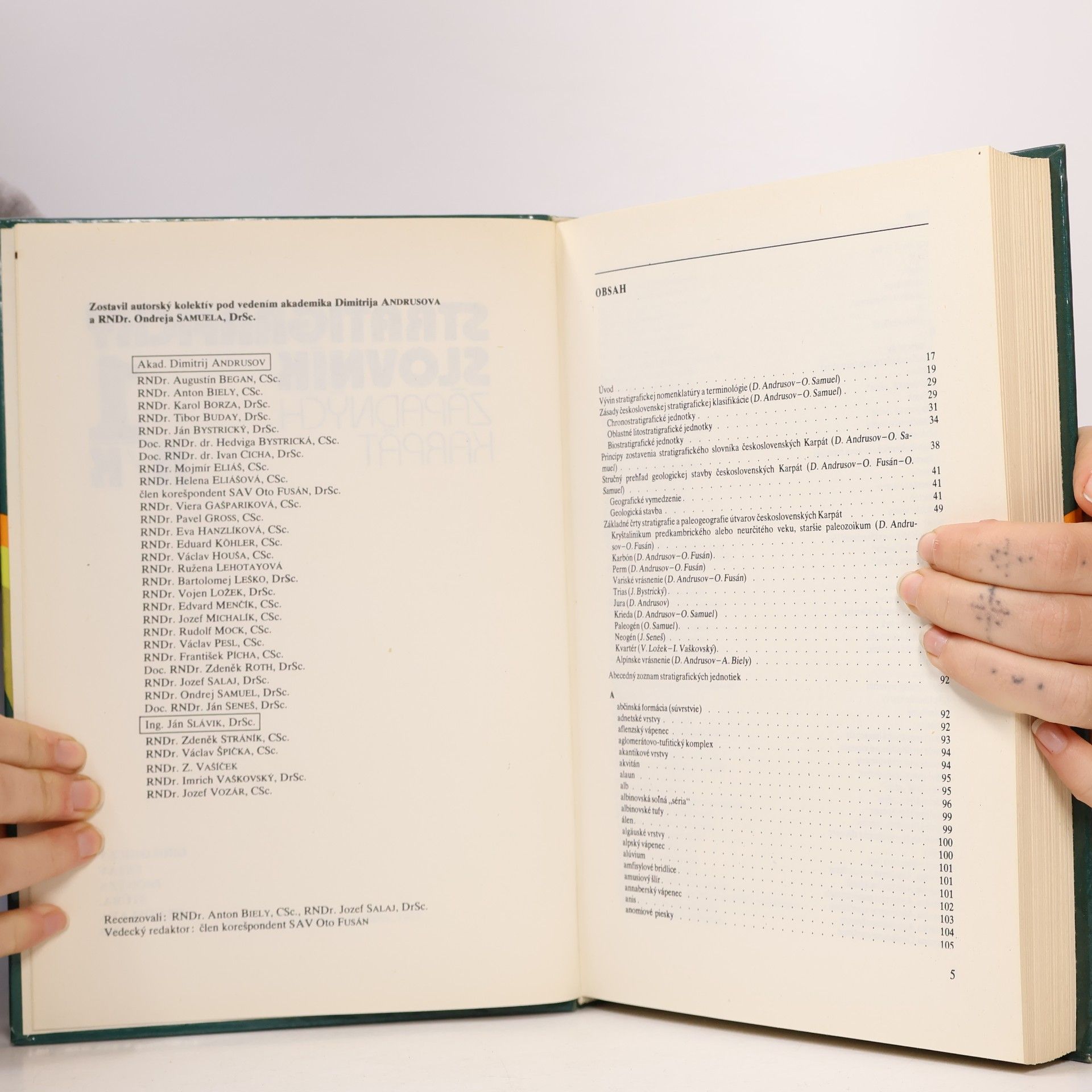 Various authors Stratigrafický slovník západných Karpat 1. díl