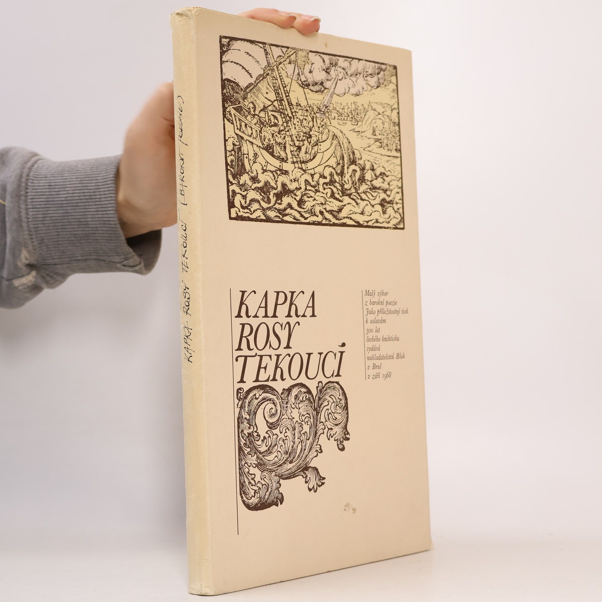 Kapka rosy tekoucí : Malý výbor z barokní poezie