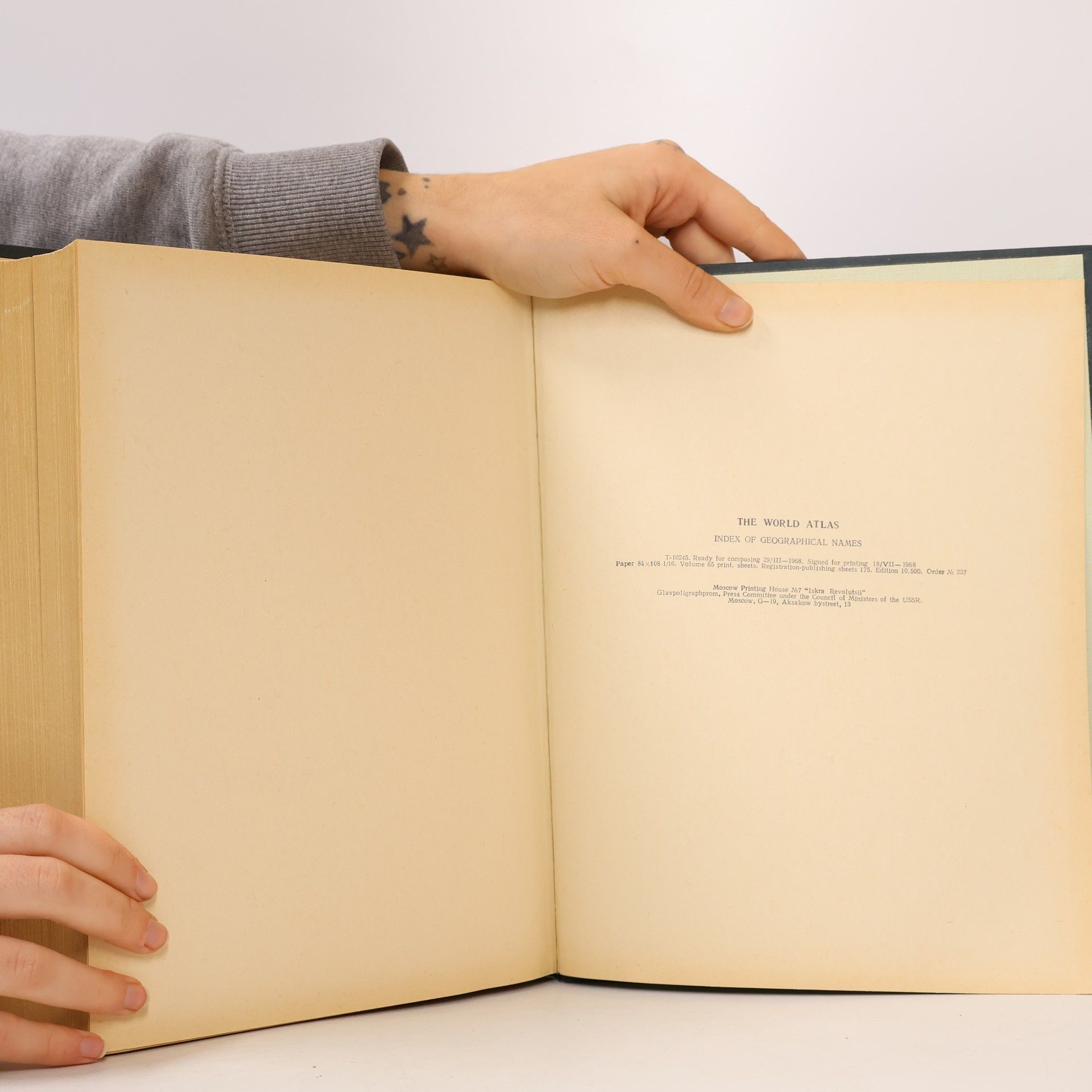Various authors The World Atlas: Index of Geographical Names