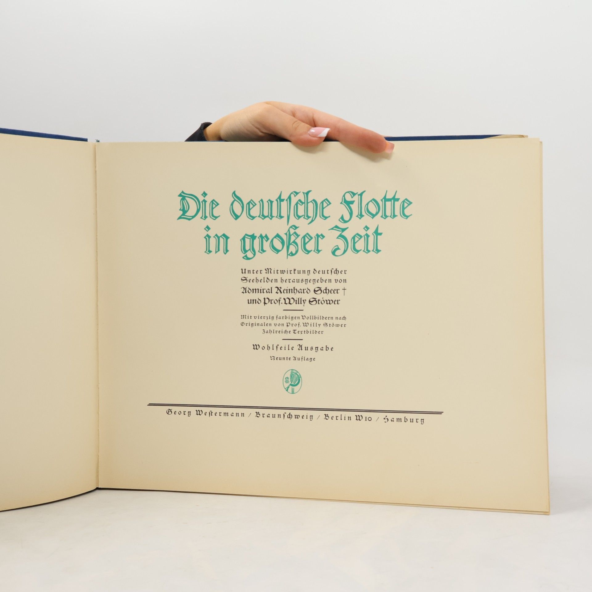 Reinhard Scheer Die deutsche Flotte in großer Zeit