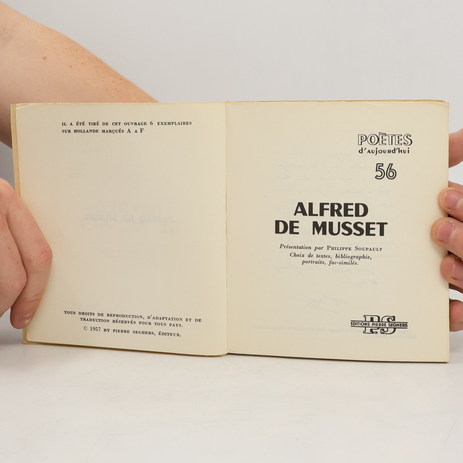 Philippe Soupault ALFRED DE MUSSET