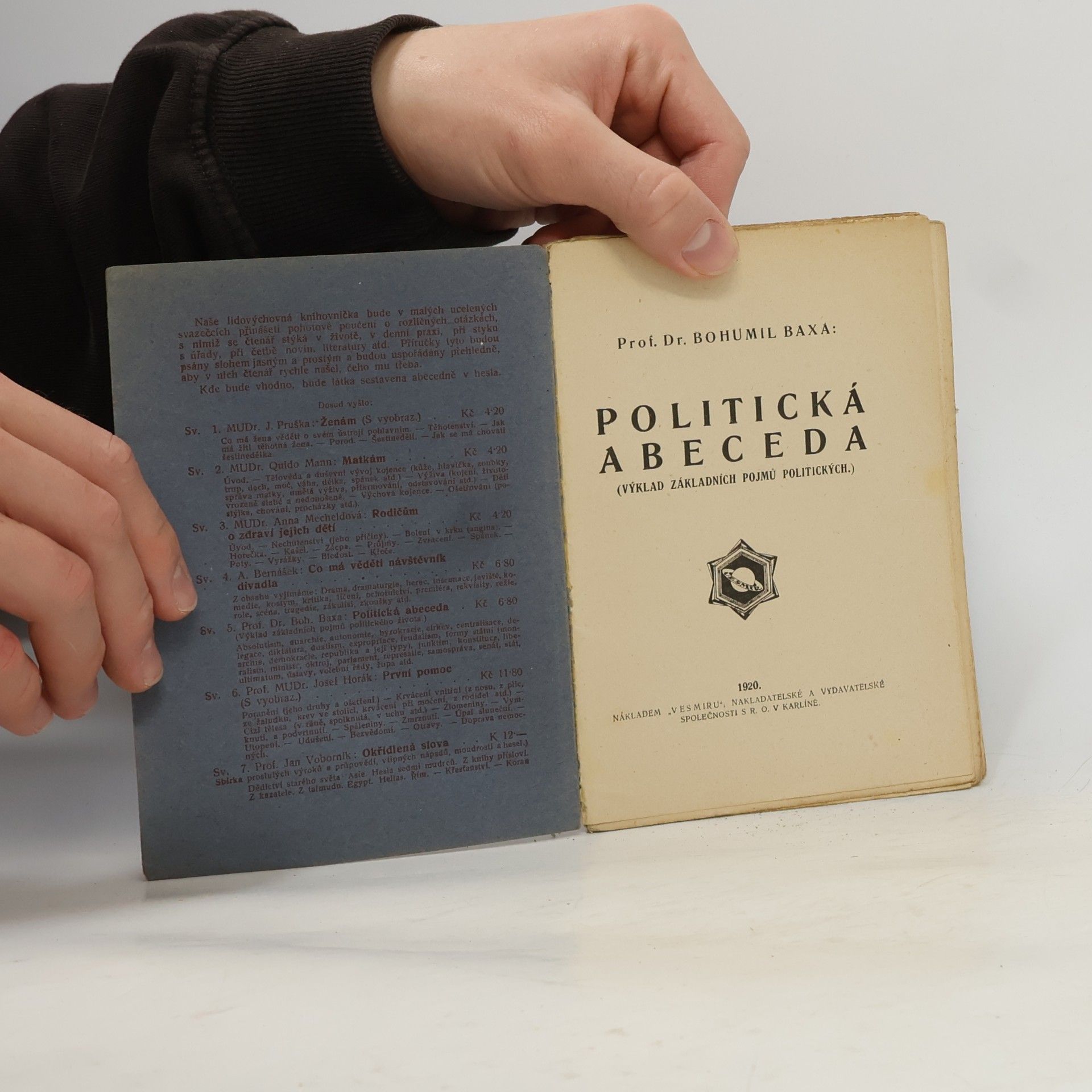 Bohumil Baxa Politická abeceda