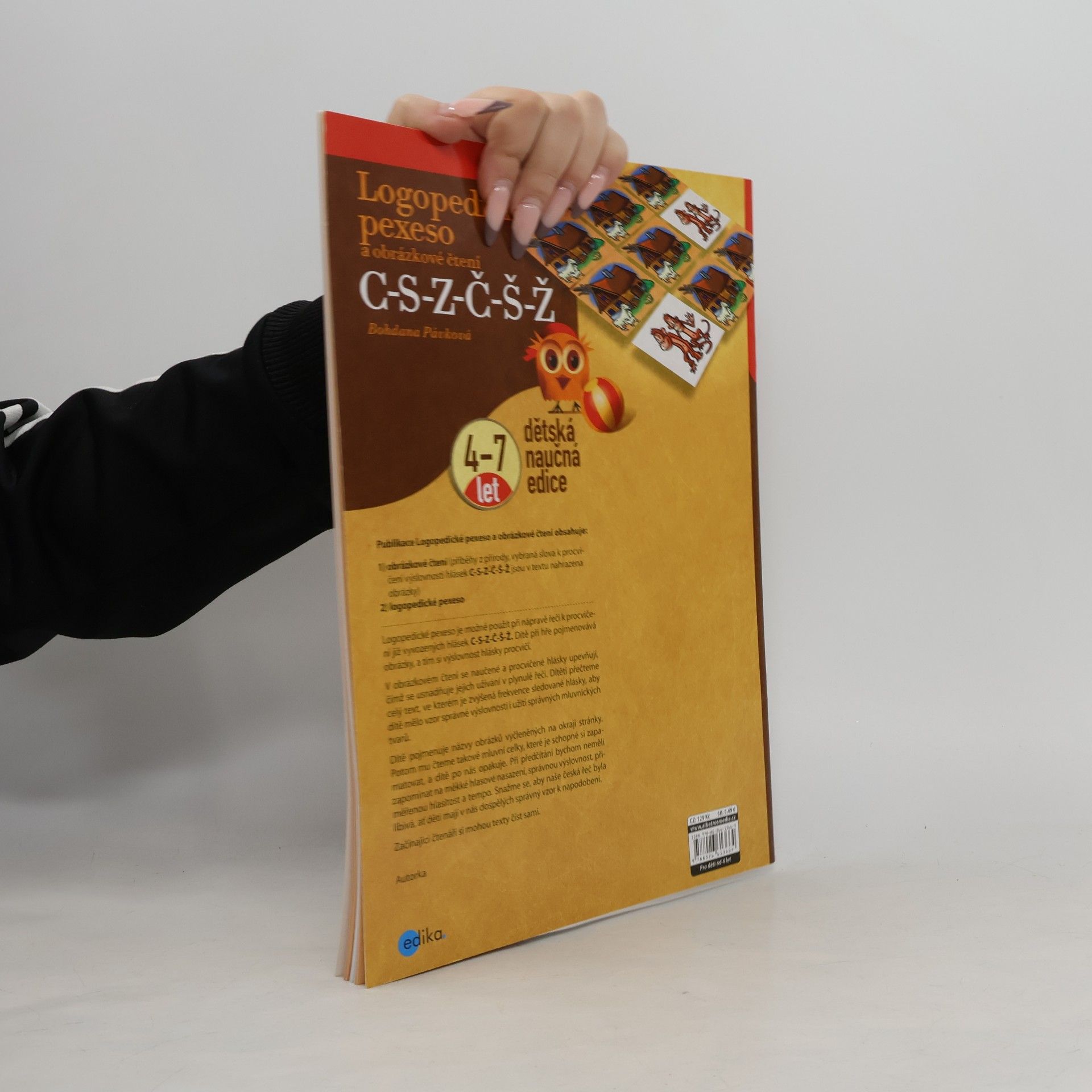 Bohdana Pávková Logopedické pexeso a obrázkové čtení C-S-Z-Č-Š-Ž