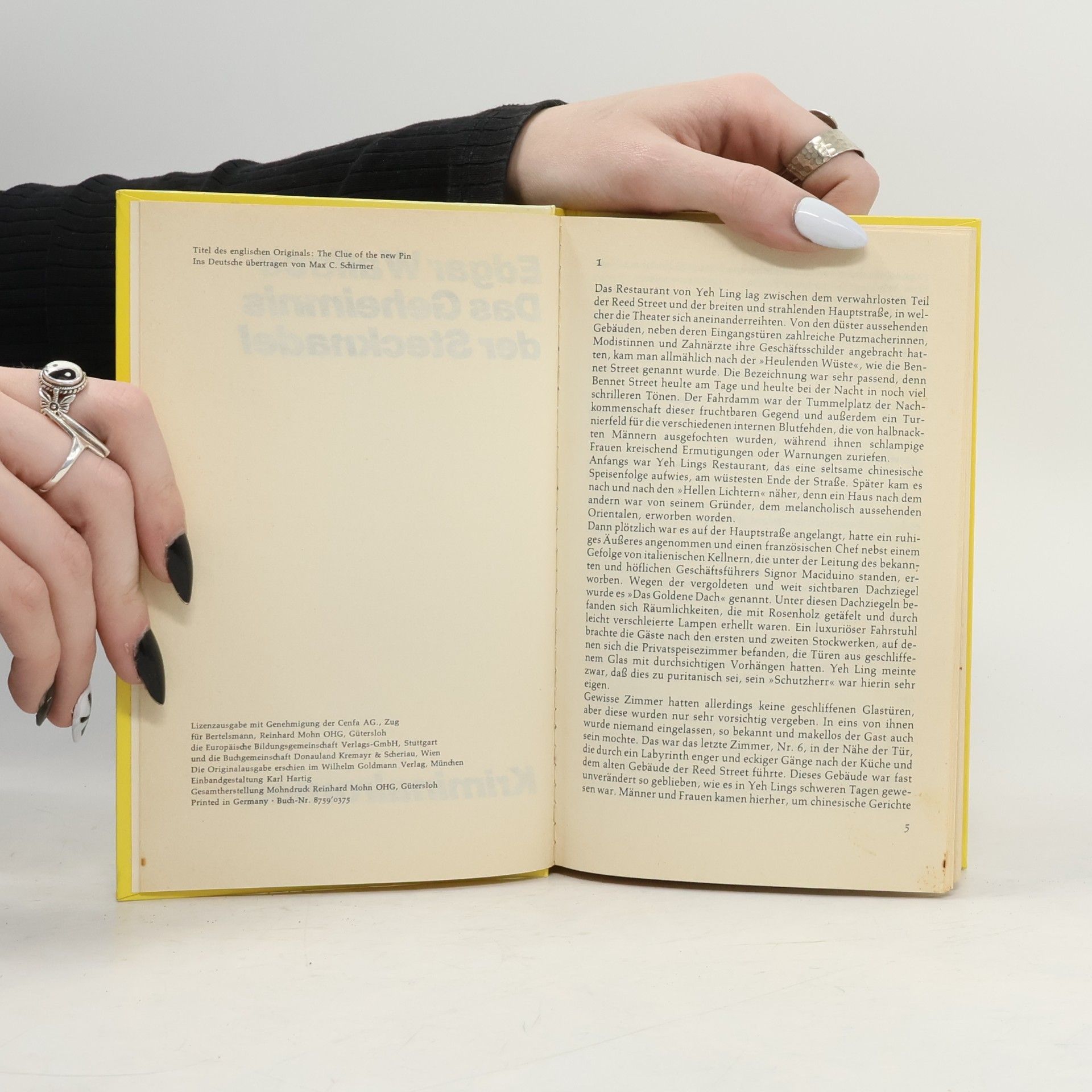 Edgar Wallace Das Geheimnis der Stecknadel