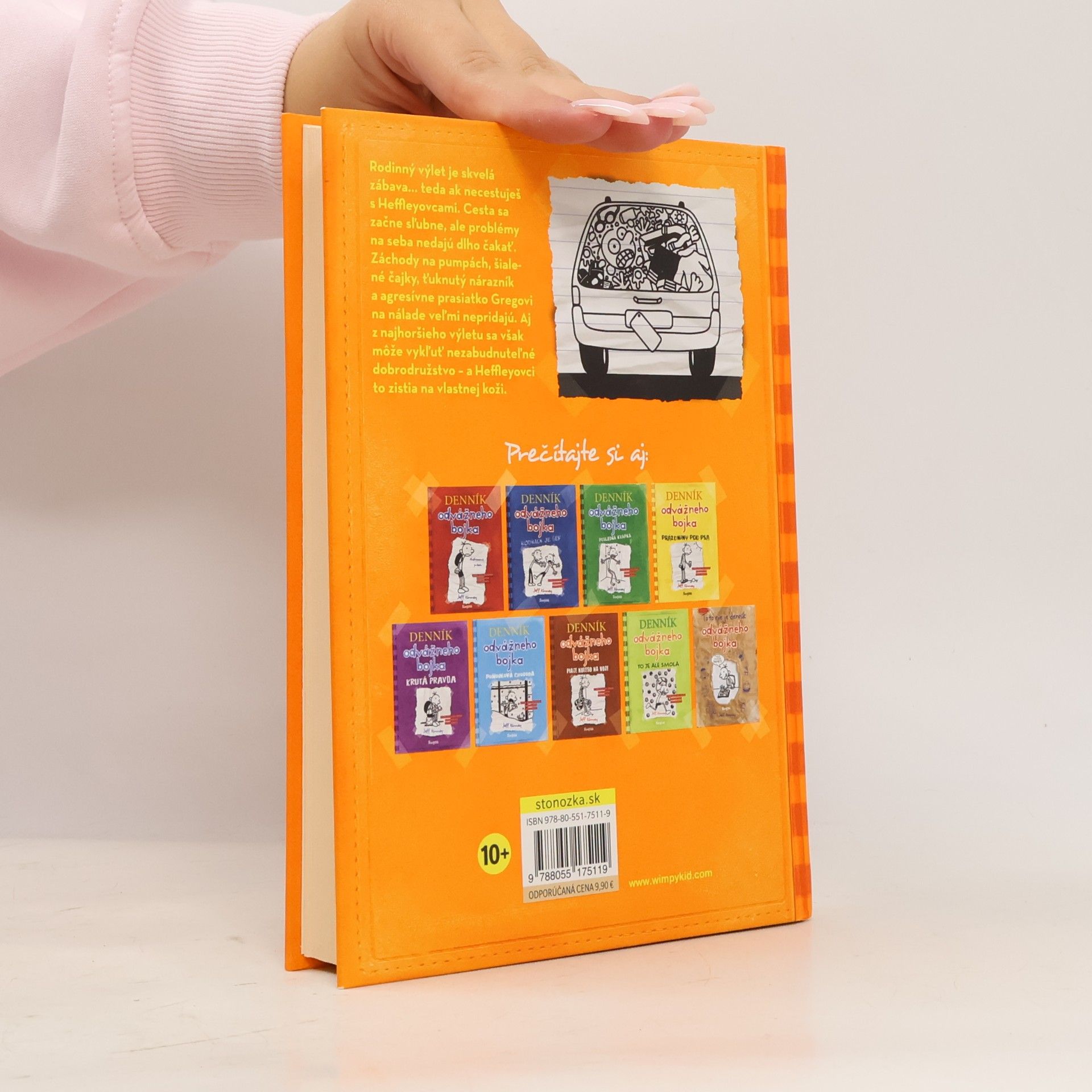 Jeff Kinney Denník odvážneho bojka 9 : dlhá cesta
