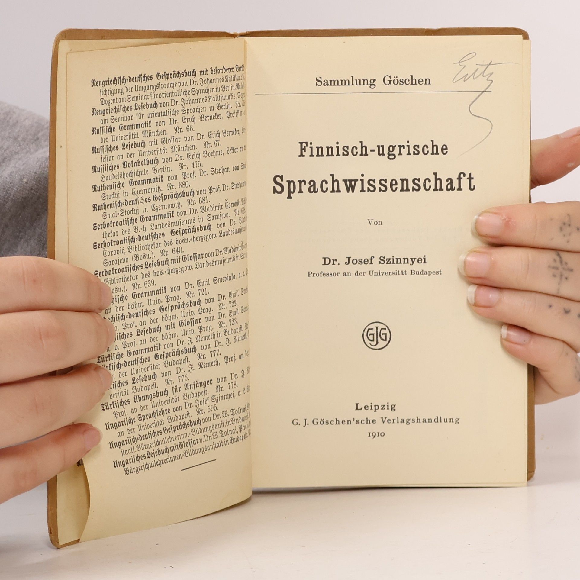 Finnisch-ugrische Sprachwissenschaft