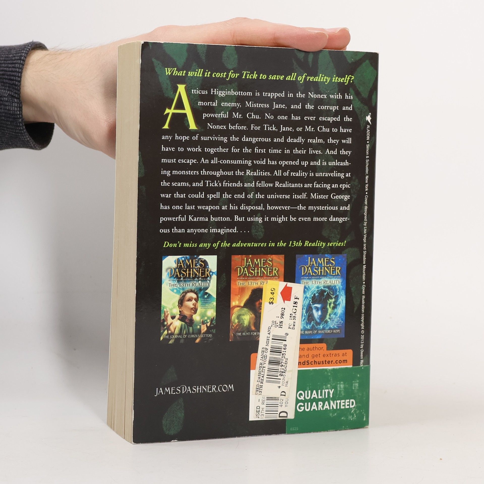 James Dashner The 13th Reality - 4: The Void of Mist and Thunder