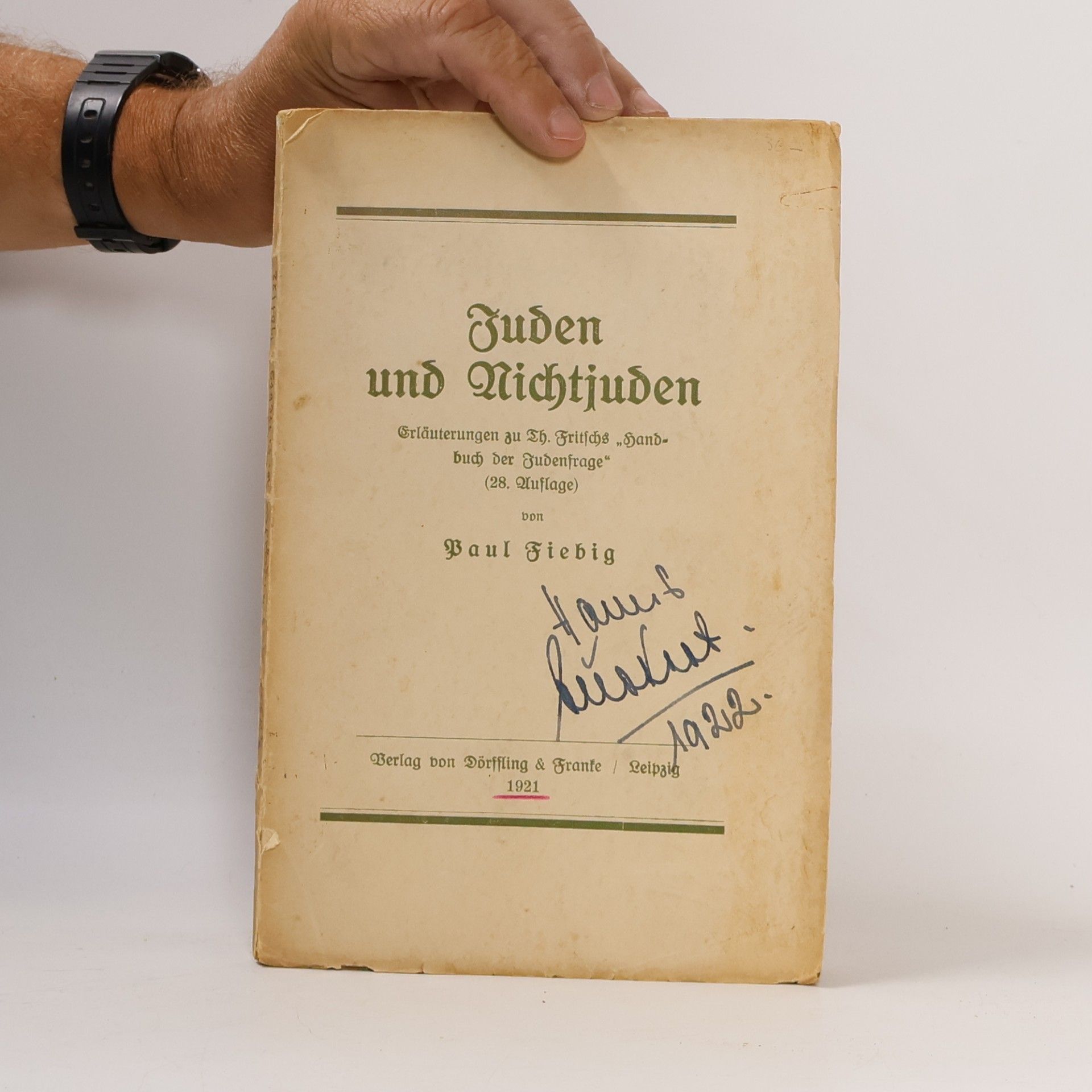 Paul Fiebig Juden und Nichtjuden