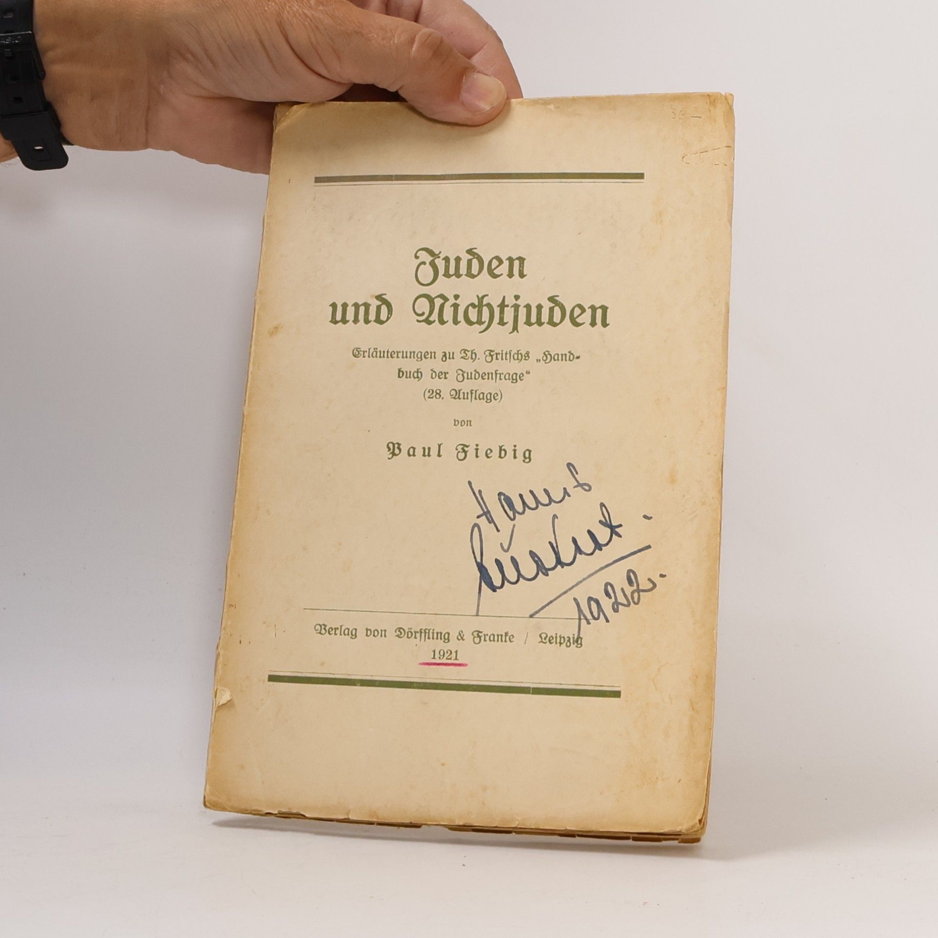 Paul Fiebig Juden und Nichtjuden