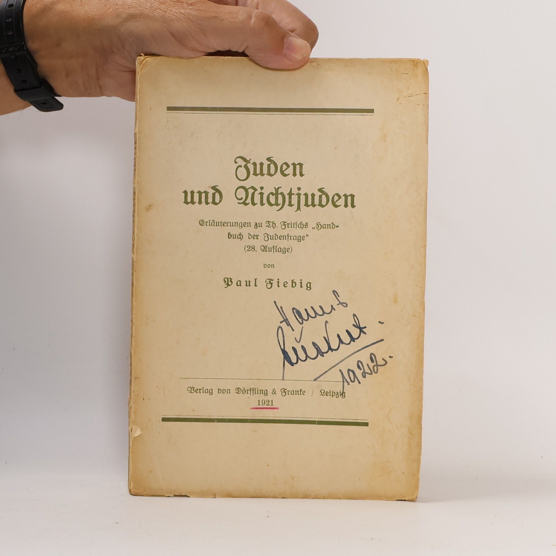 Paul Fiebig Juden und Nichtjuden