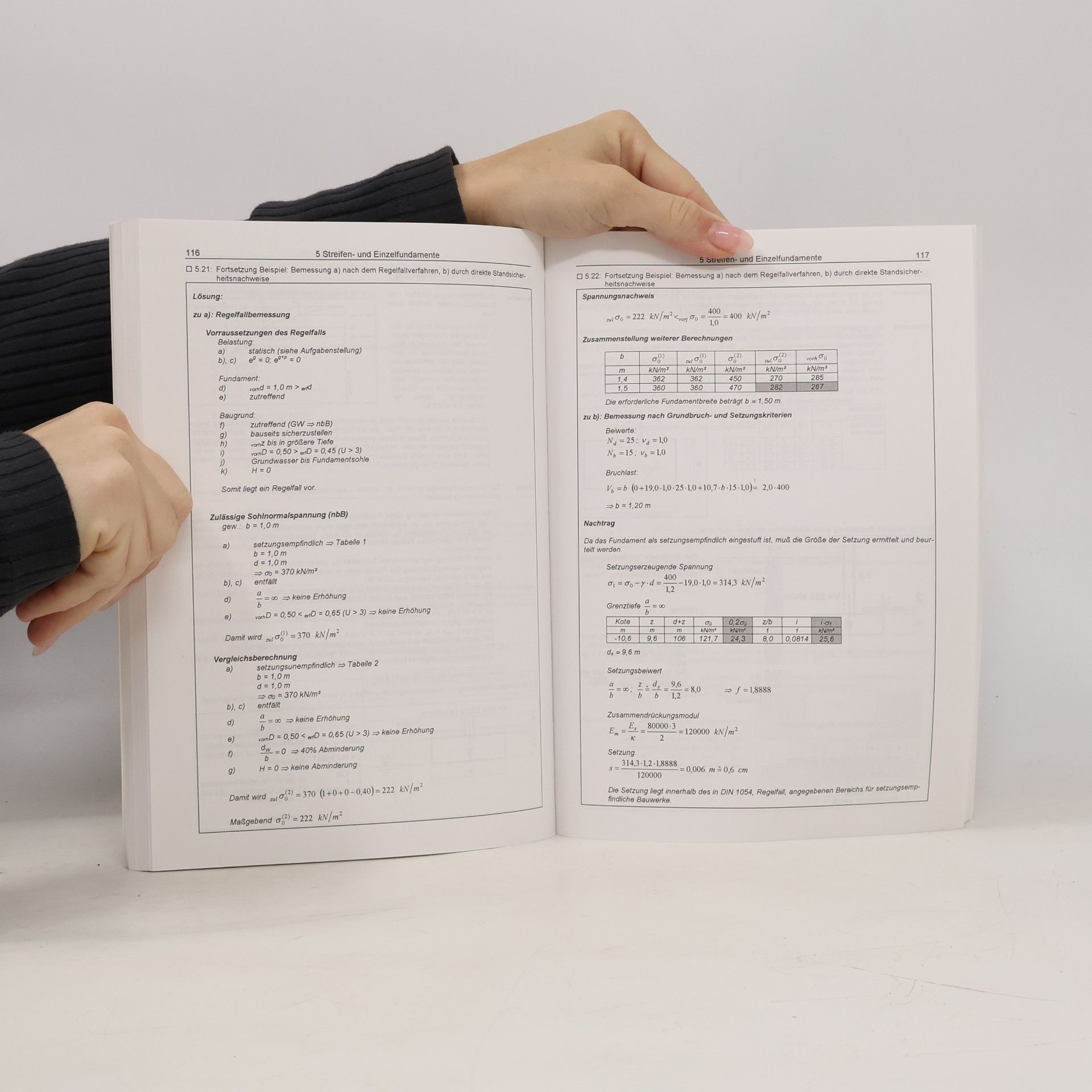 Erhard Dehne Grundbau in Beispielen, Tl.2, Kippen, Gleiten, Grundbruch, Setzungen, Fundamente, Stützwände, Neues Sicherheitskonzept (2., neubearbeitete Auflage).
