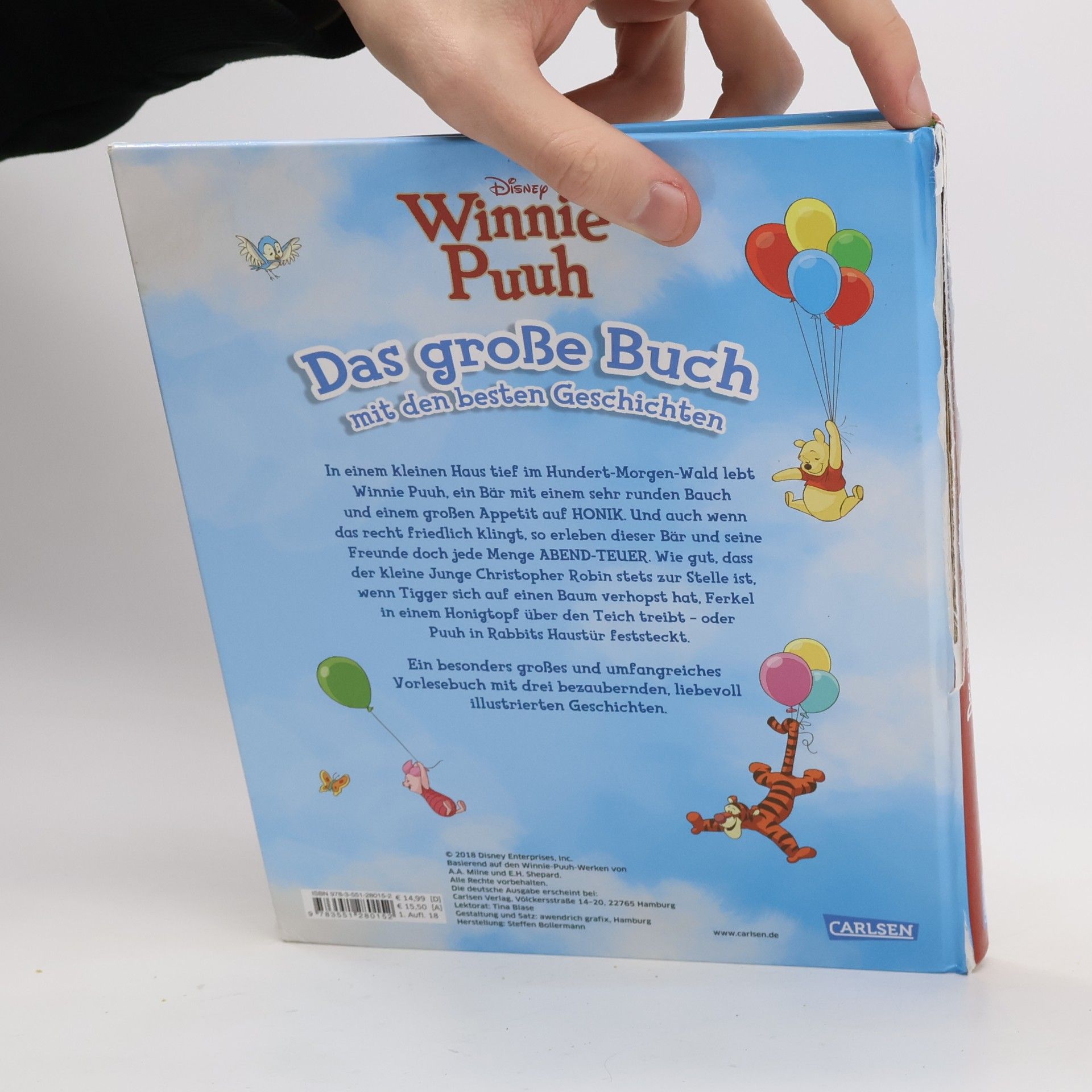 Tina Blase Disney Winnie Puuh - Das große Buch - mit den besten Geschichten