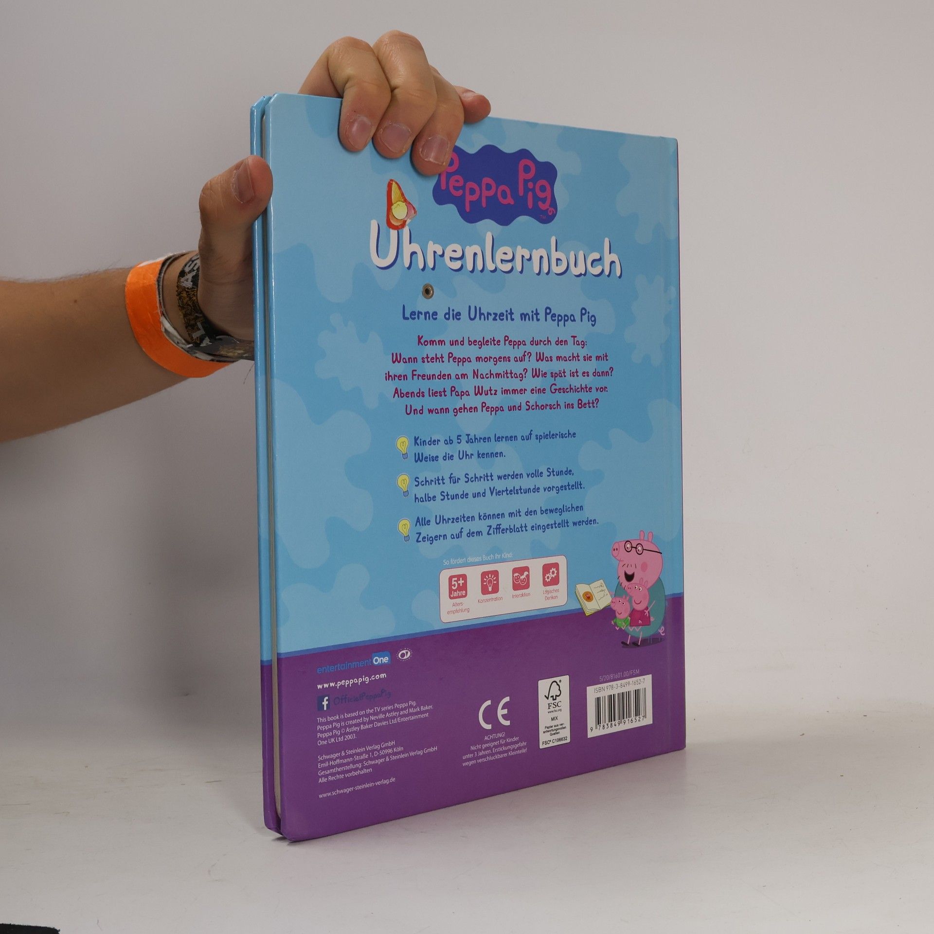 Kolektiv autorů Peppa Pig Uhrenlernbuch