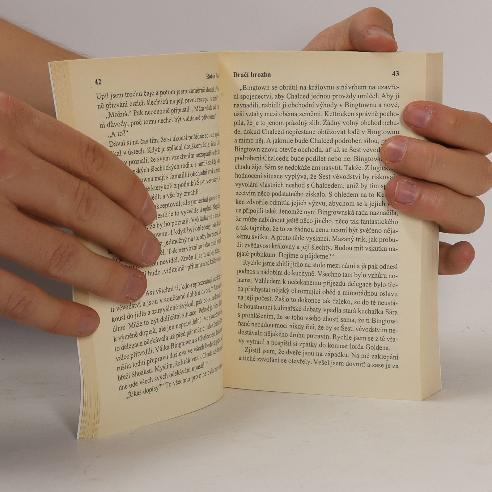 Robin Hobb Dračí hrozba. Snědý muž. Pátý díl