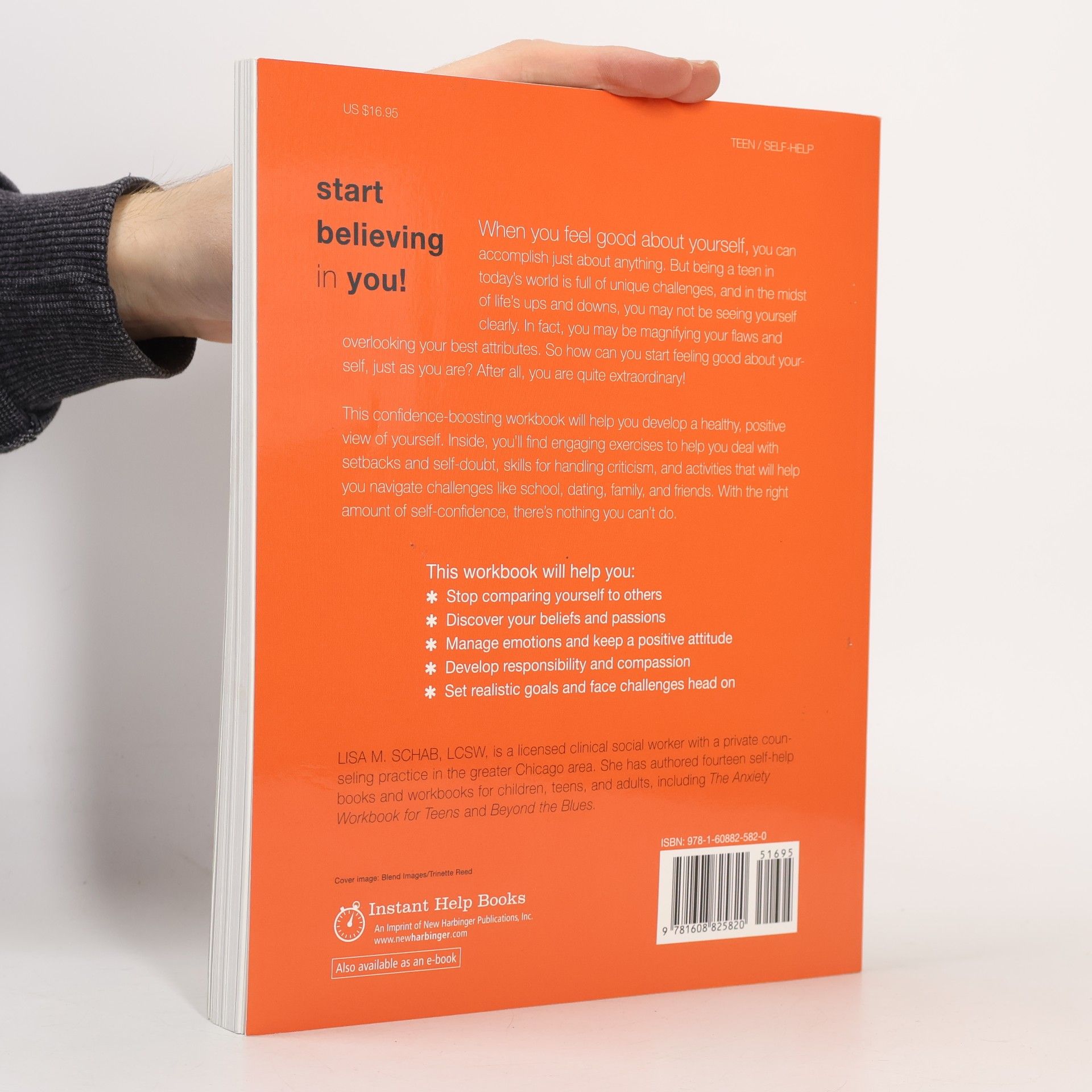 Lisa M. Schab Self-Esteem Workbook for Teens: An Instant Help Book for Teens