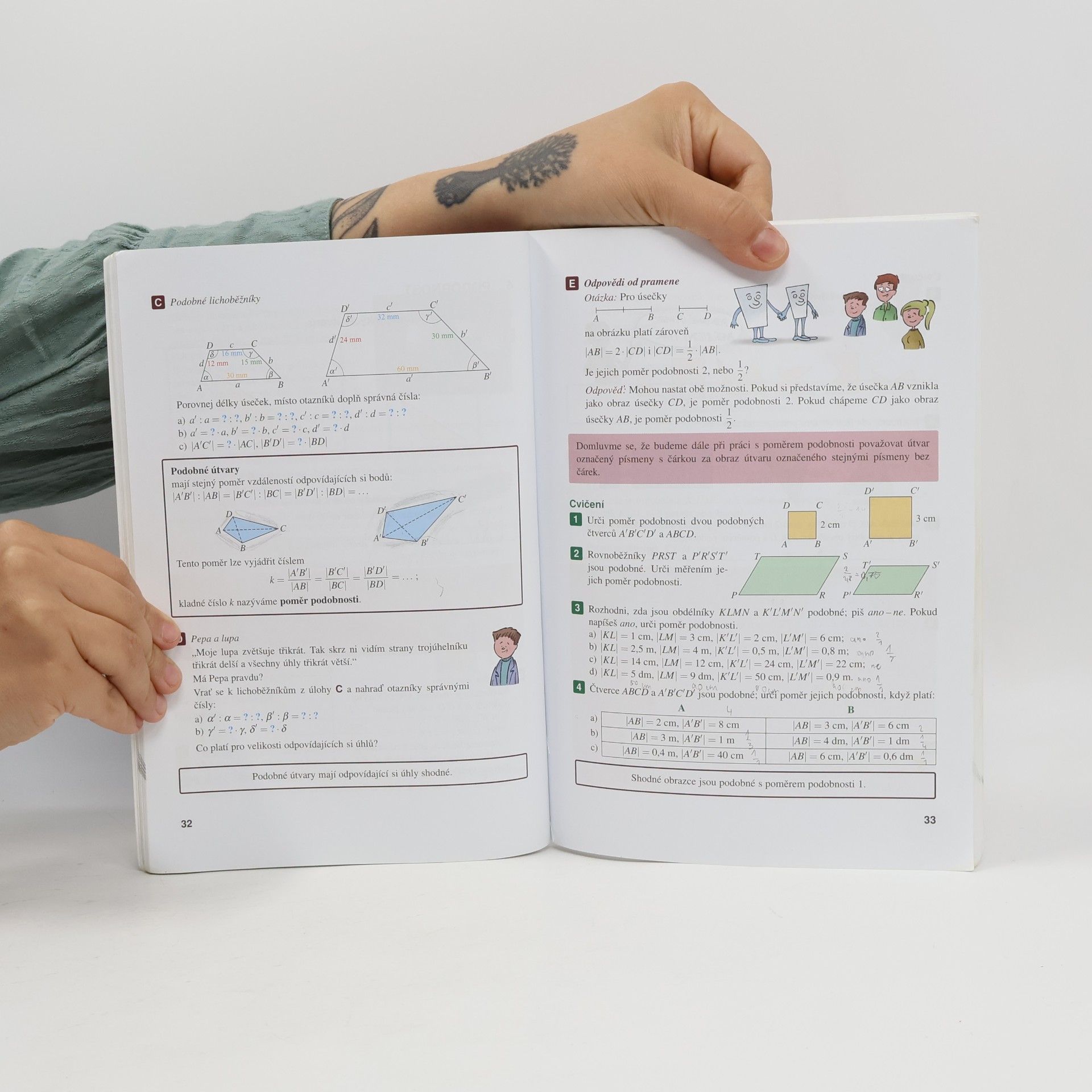 Oldřich Odvárko Matematika pro 9. ročník ZŠ, 2. díl - Jehlan, kužel, koule, Podobnost, Goniometrické funkce