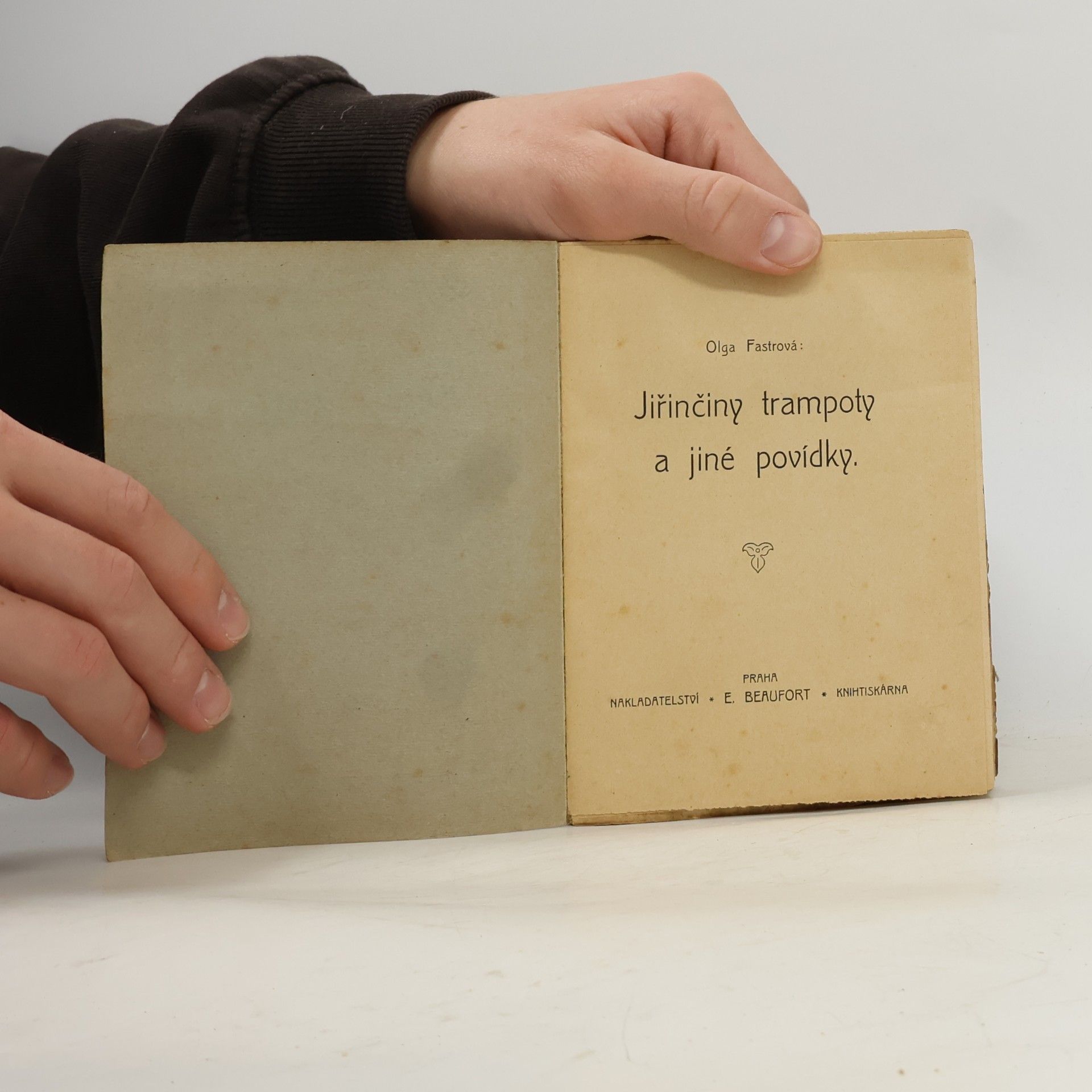 Fastrová Olga Jiřinčiny trampoty a jiné povídky
