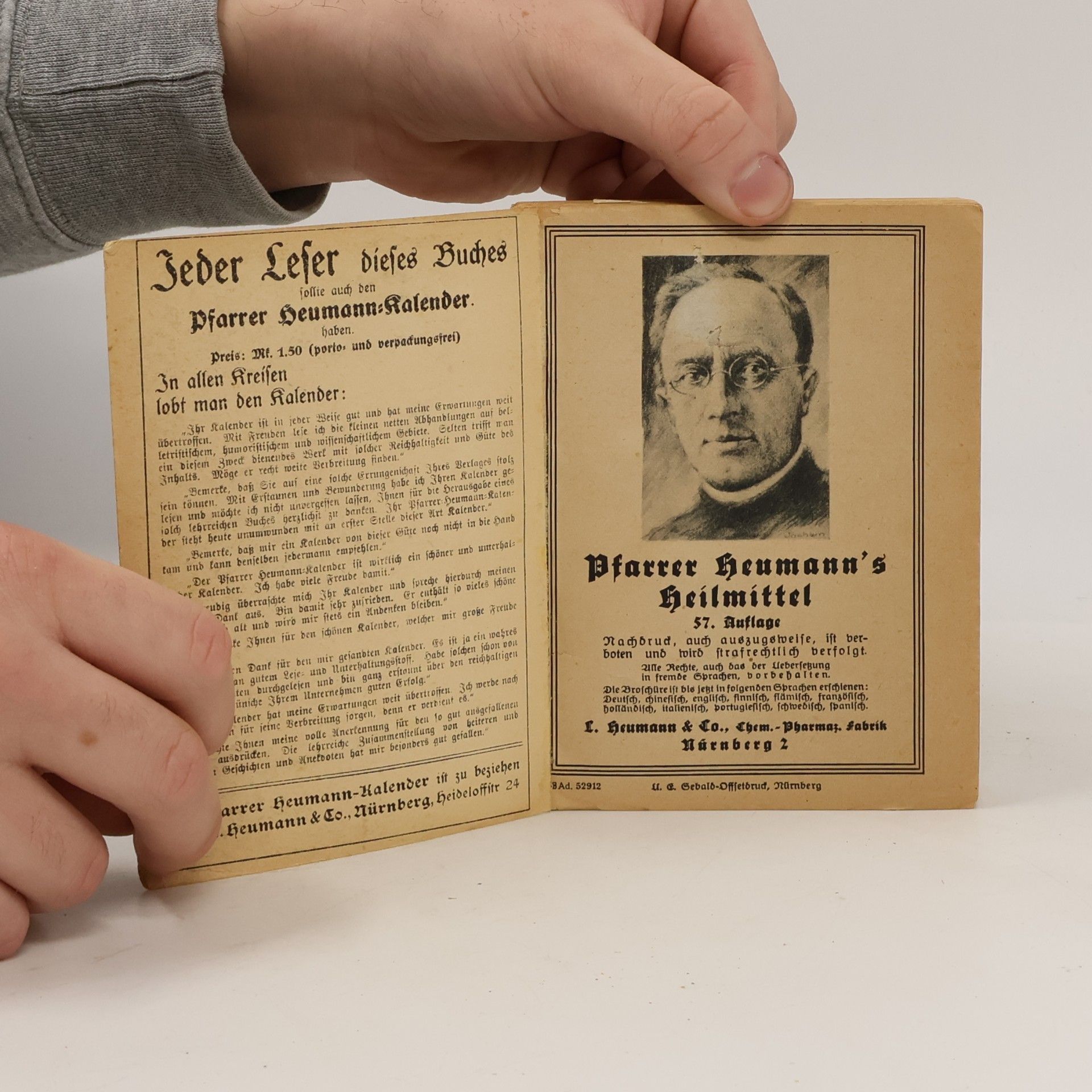 Ludwig Heumann Pfarrer Heumann´s Heilmittel