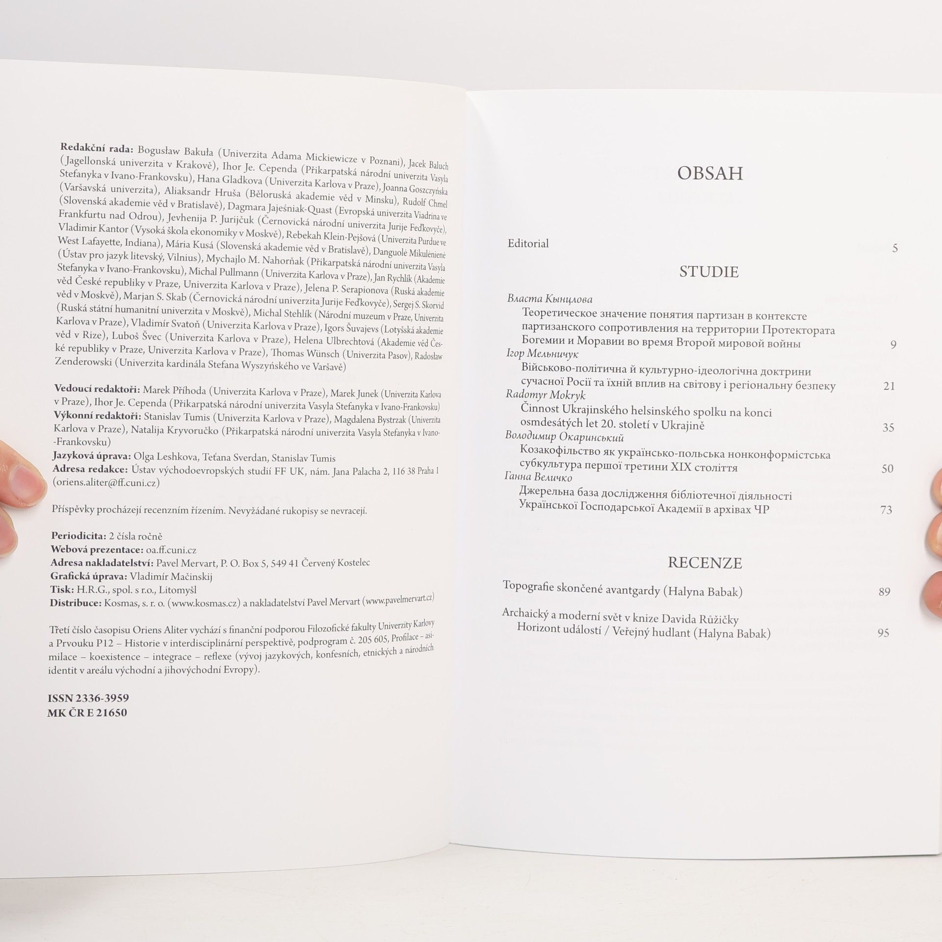 Autorenkollektiv Oriens Aliter 1/2015