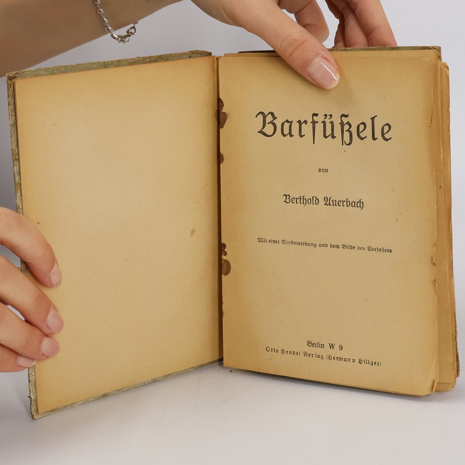Berthold Auerbach Barfüßele