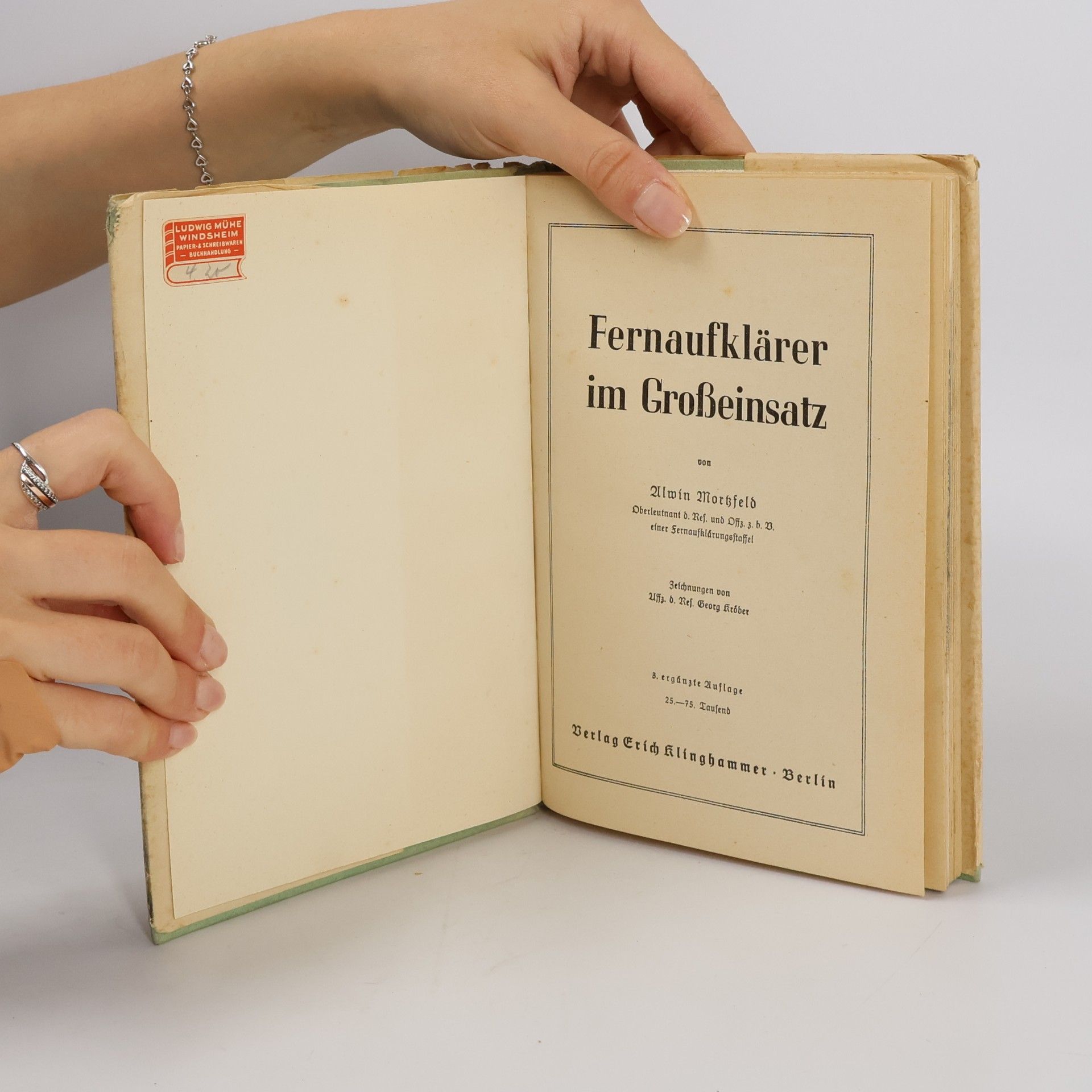 Alwin Mortzfeld Fernaufklärer im Großeinsatz