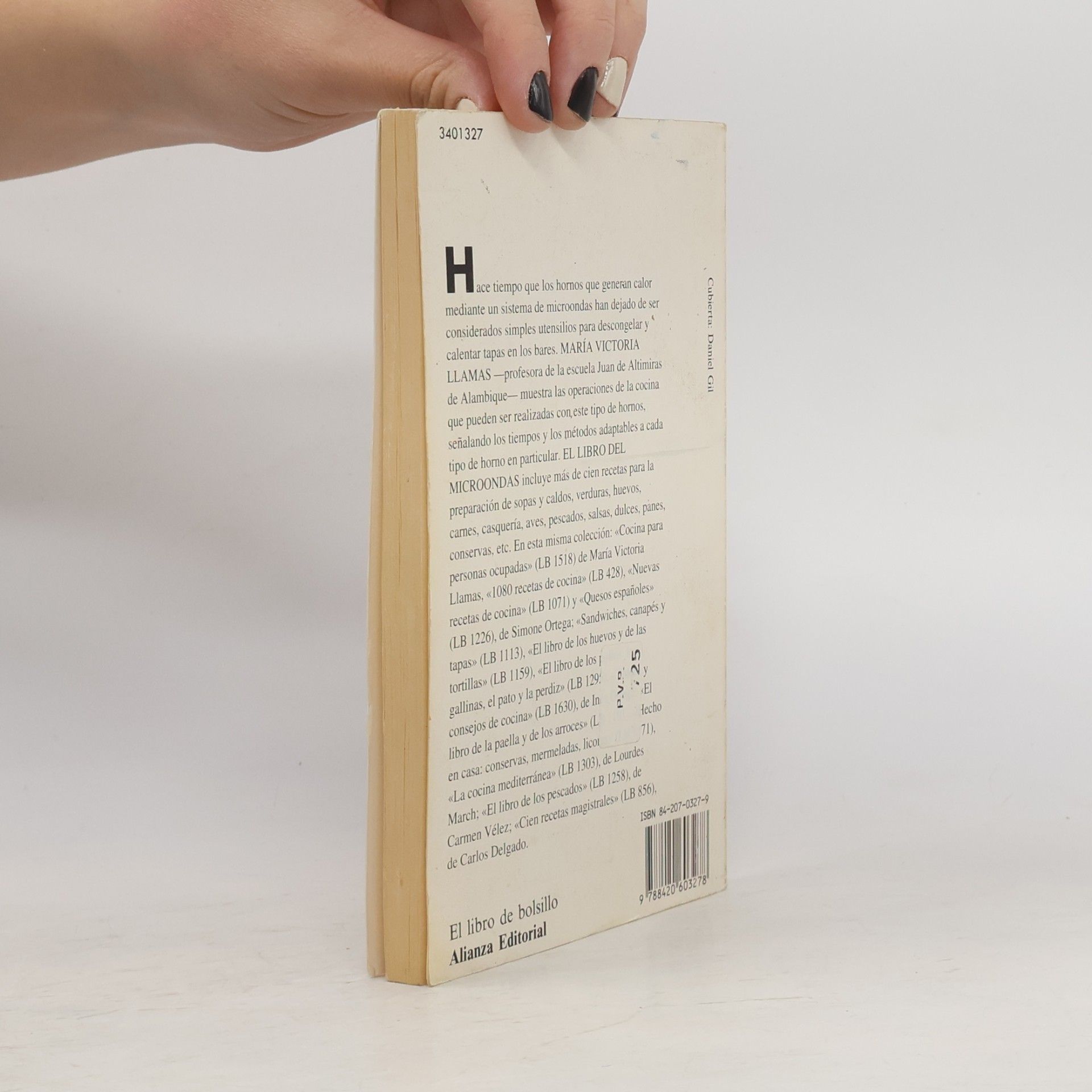 María Victoria Llamas Alianza: Libro del microondas