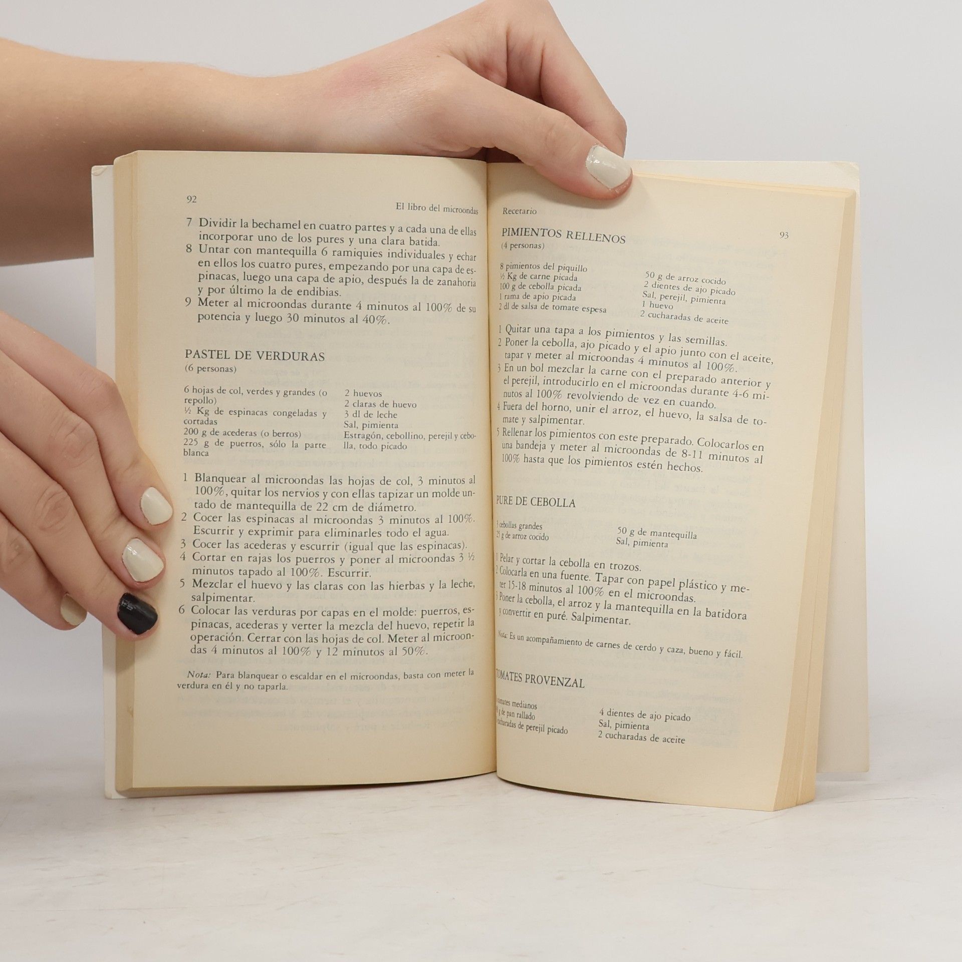 María Victoria Llamas Alianza: Libro del microondas