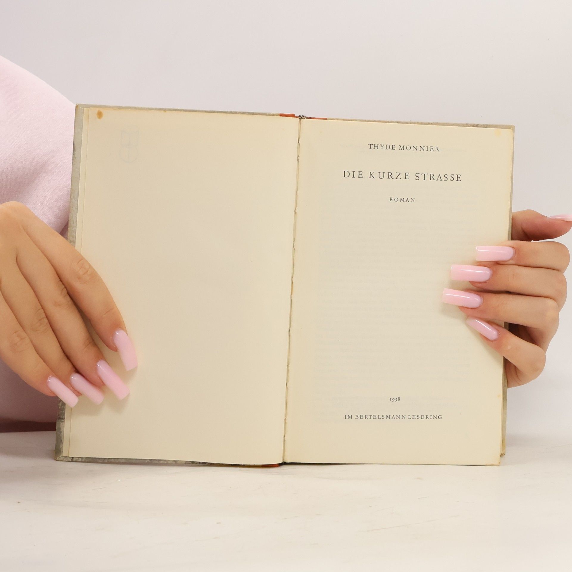Thyde Monnier Die kurze Straße