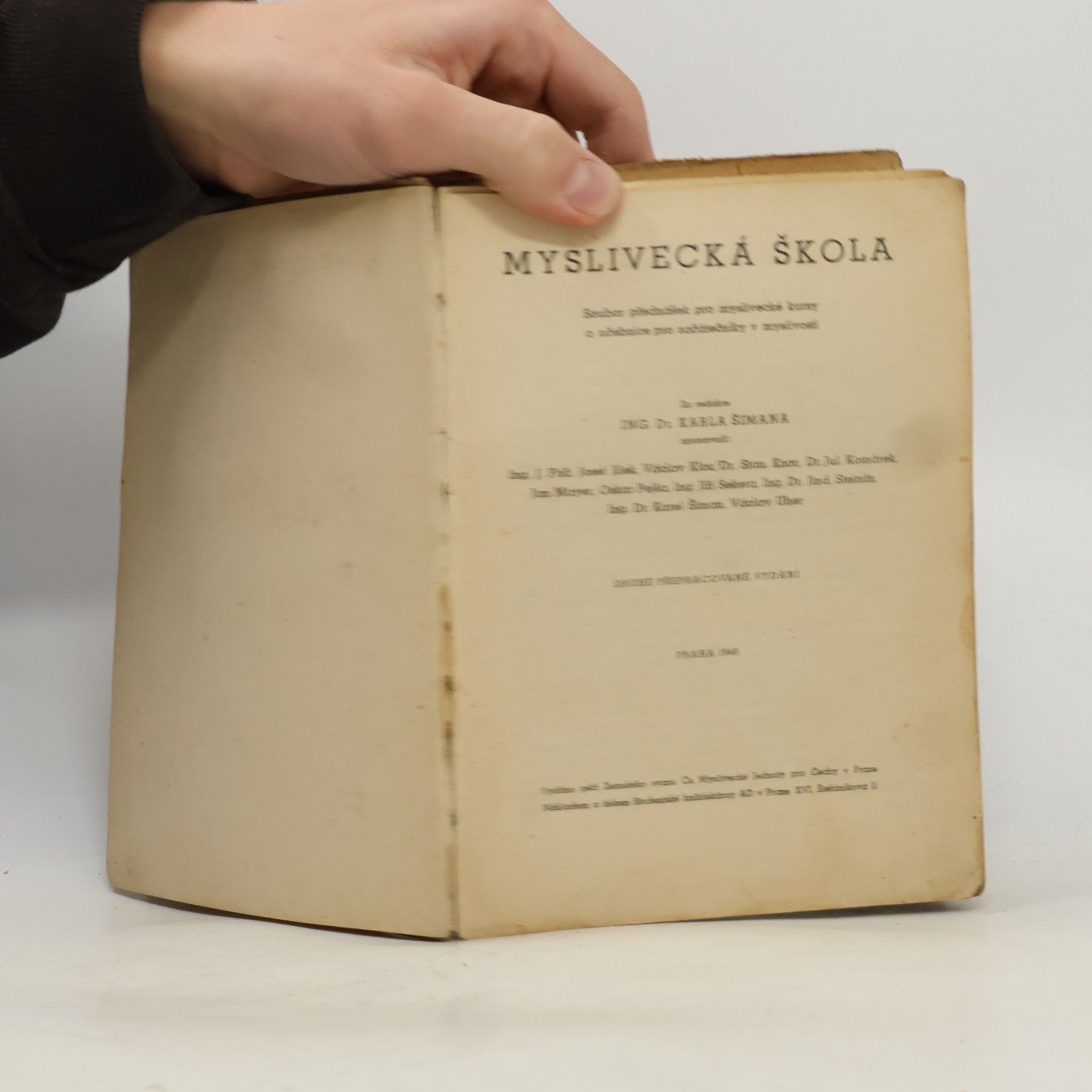 Karel Šiman Myslivecká škola