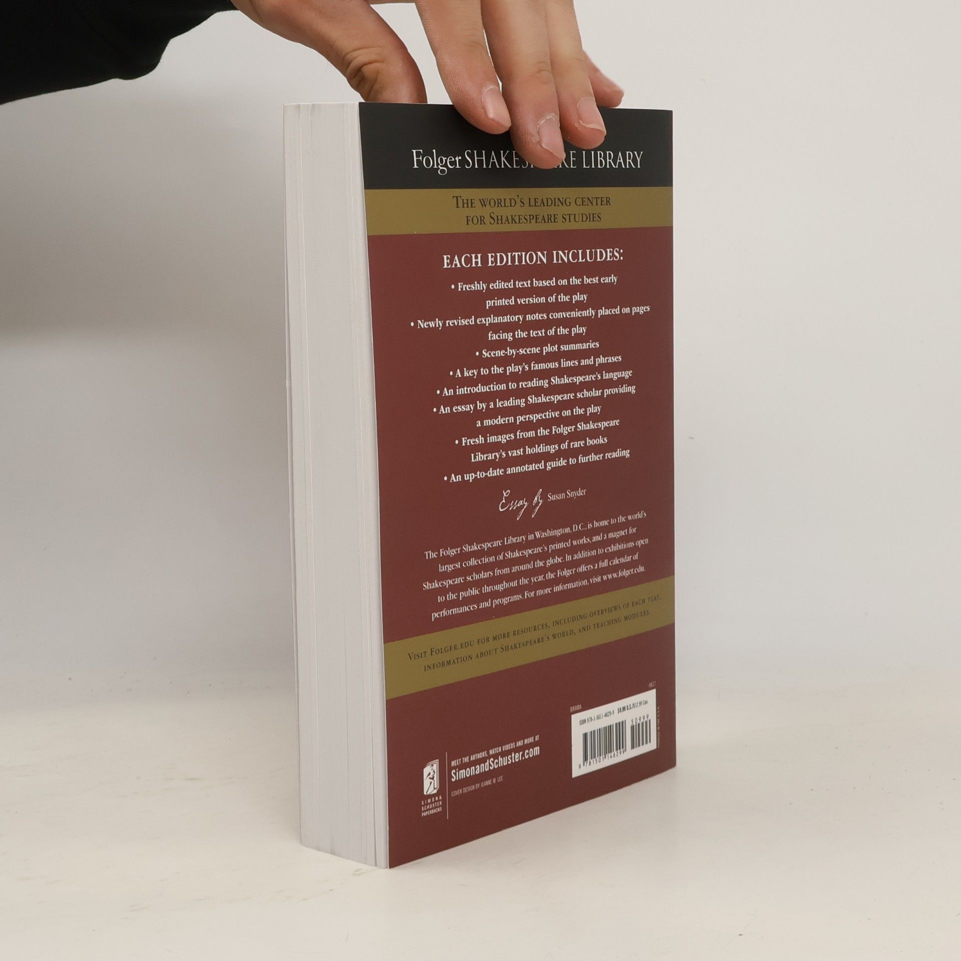 William Shakespeare Folger Shakespeare Library: Othello - Updated Edition