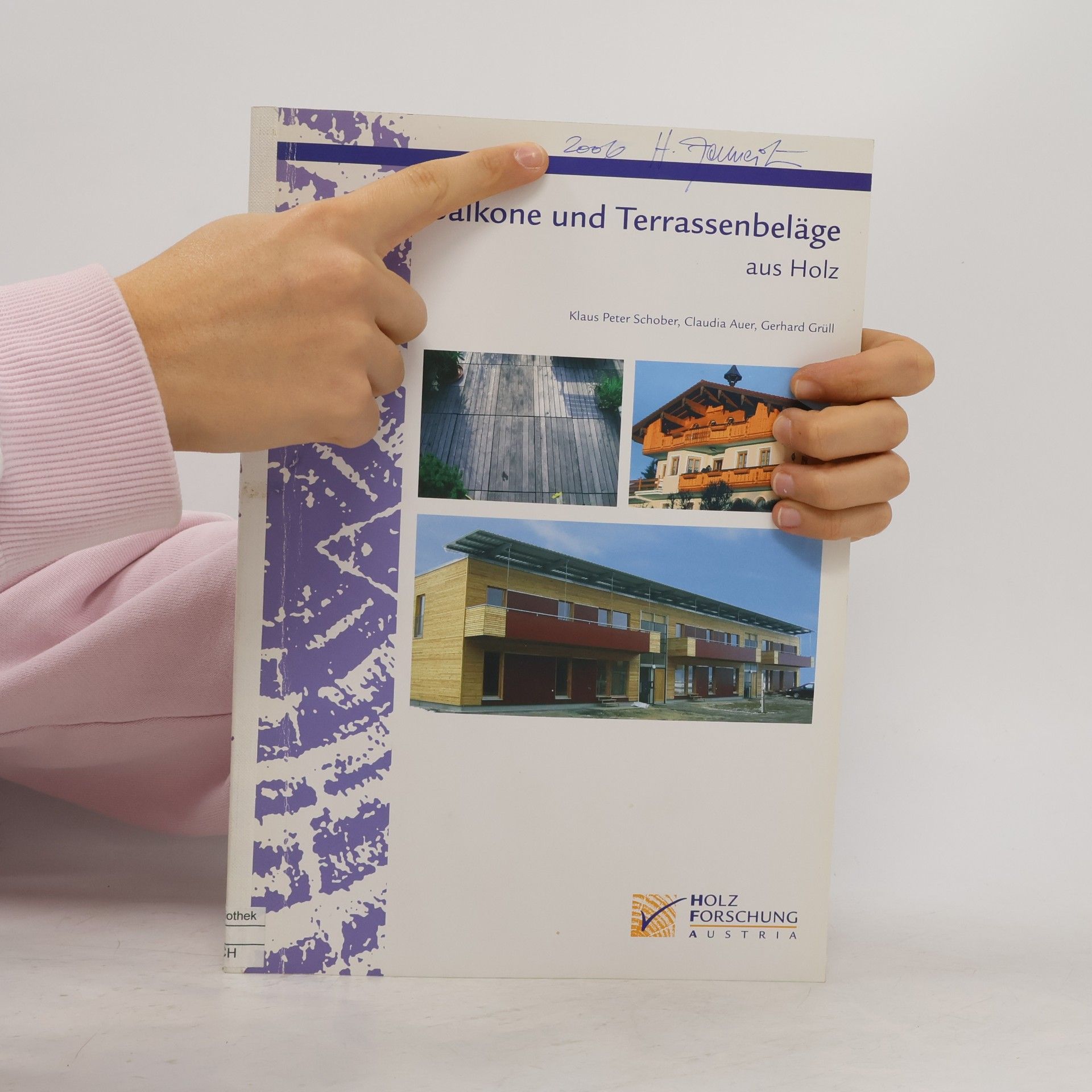 Klaus Peter Schober Balkone und Terrassenbeläge aus Holz