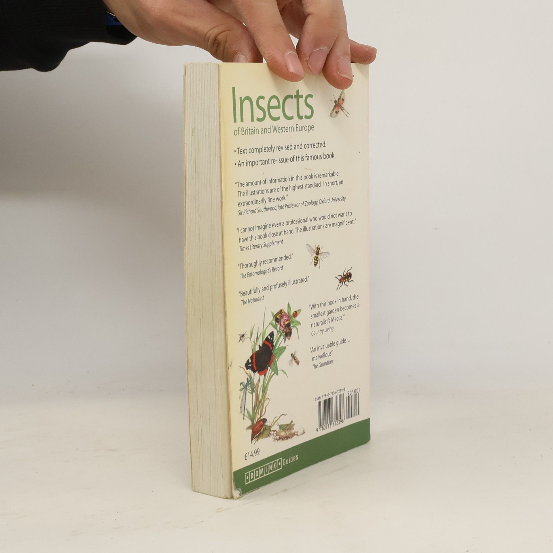 Michael Chinery Insects of Britain and Western Europe - Revised 2007 Edition - Over 2000 Illustrations in Colour