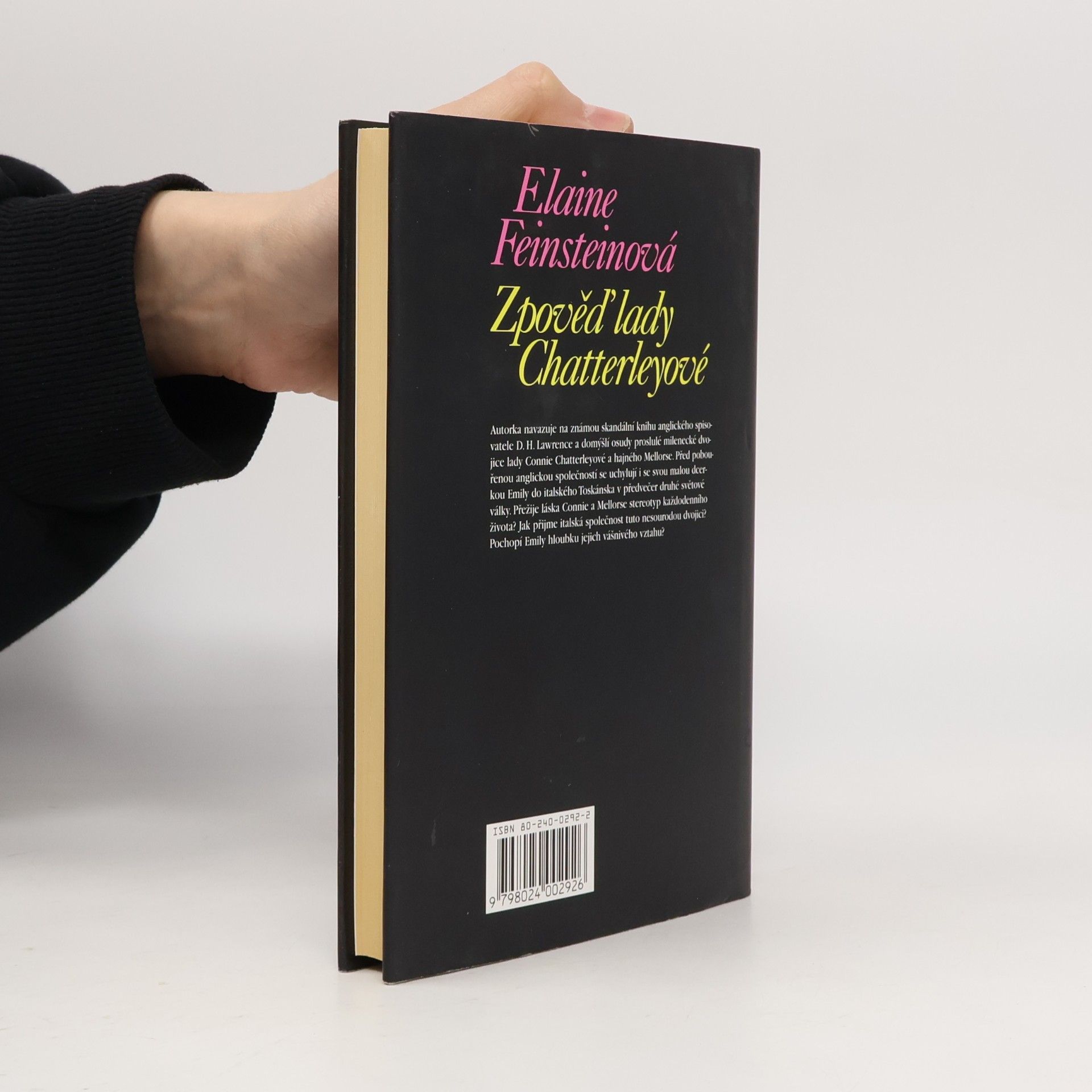 Elaine Feinstein Zpověď lady Chatterleyové