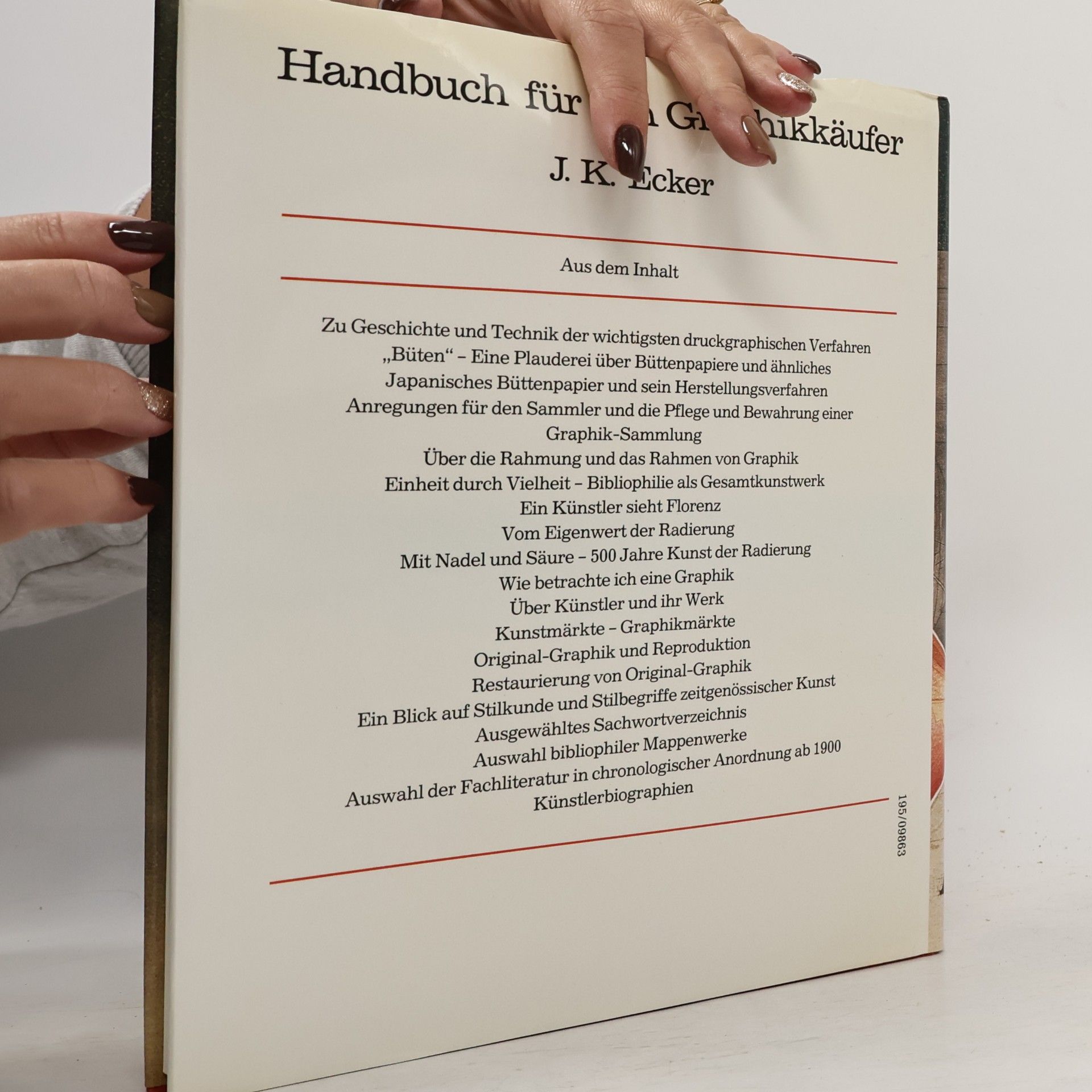 Jürgen K. Ecker Handbuch für den Graphikkäufer