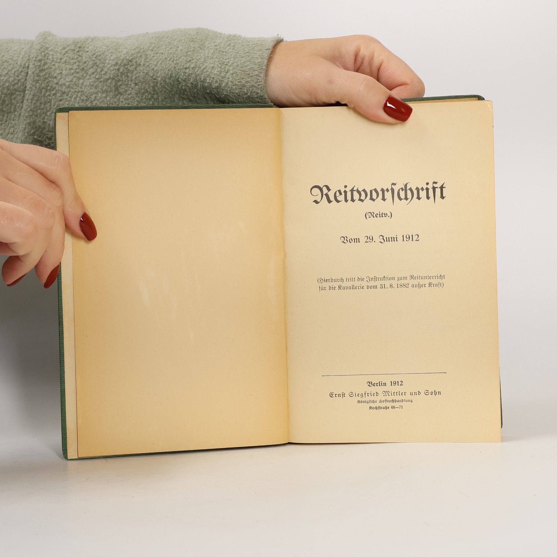 Autorenkollektiv Reitvorschrift