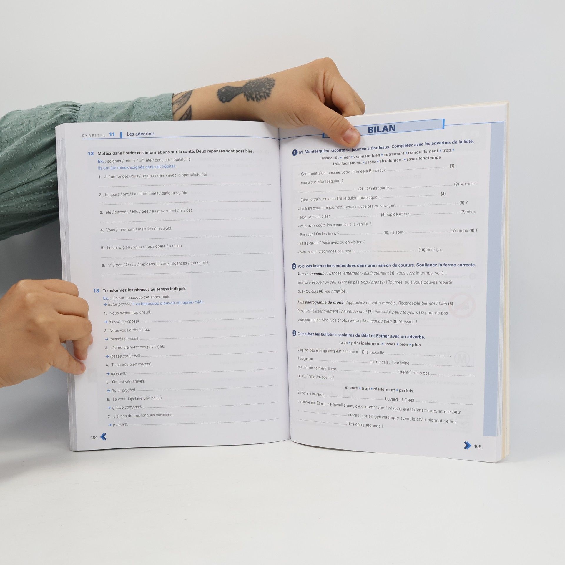 Anne Akyüz En Contexte - A2: Exercices de grammaire