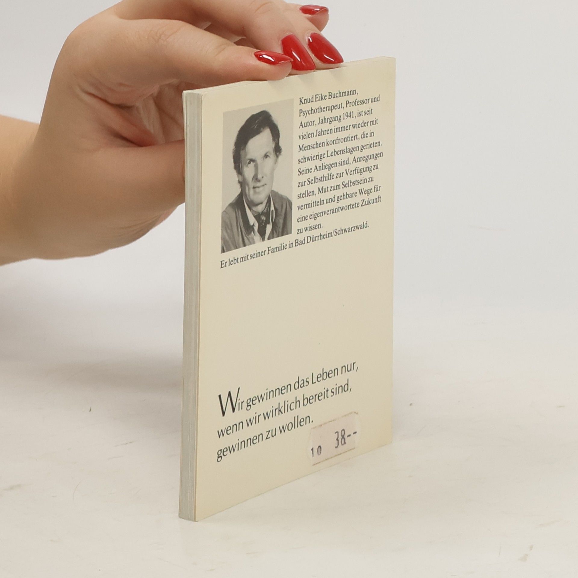 Knud Eike Buchmann Ein Problem ist auch eine Chance
