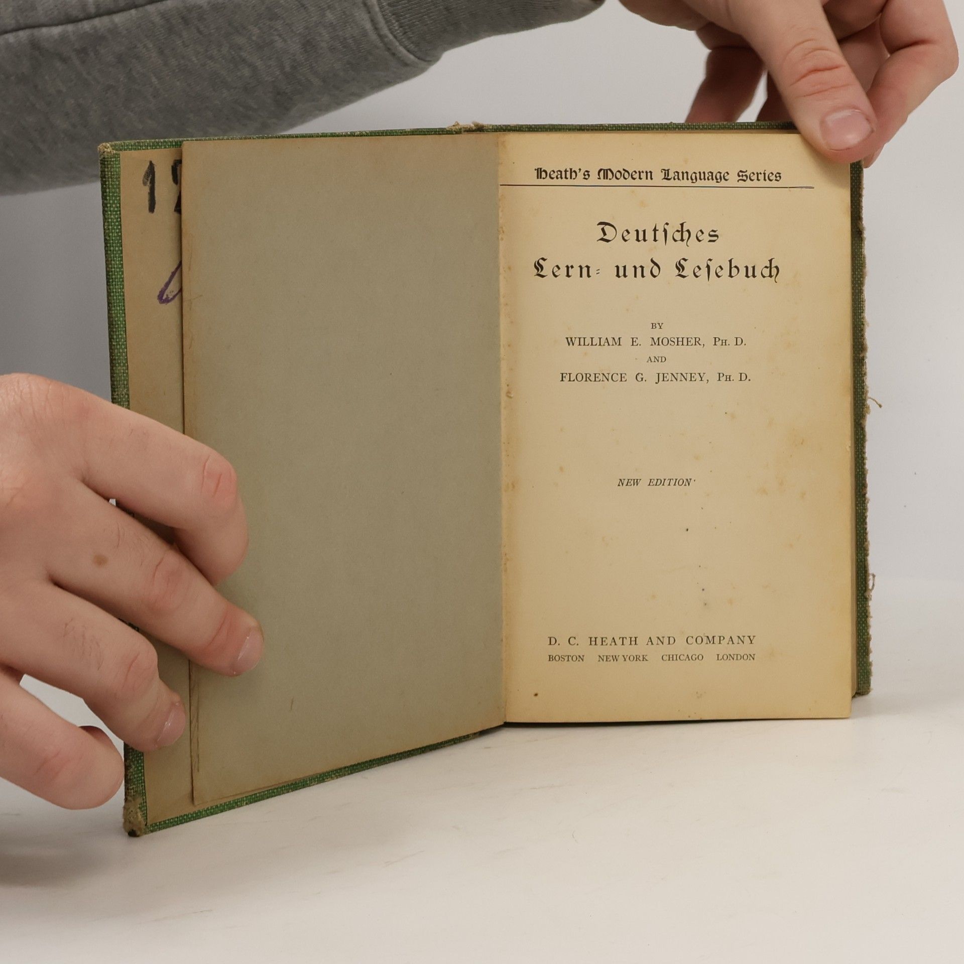 William Eugene Mosher Deutsches lern- und lesebuch
