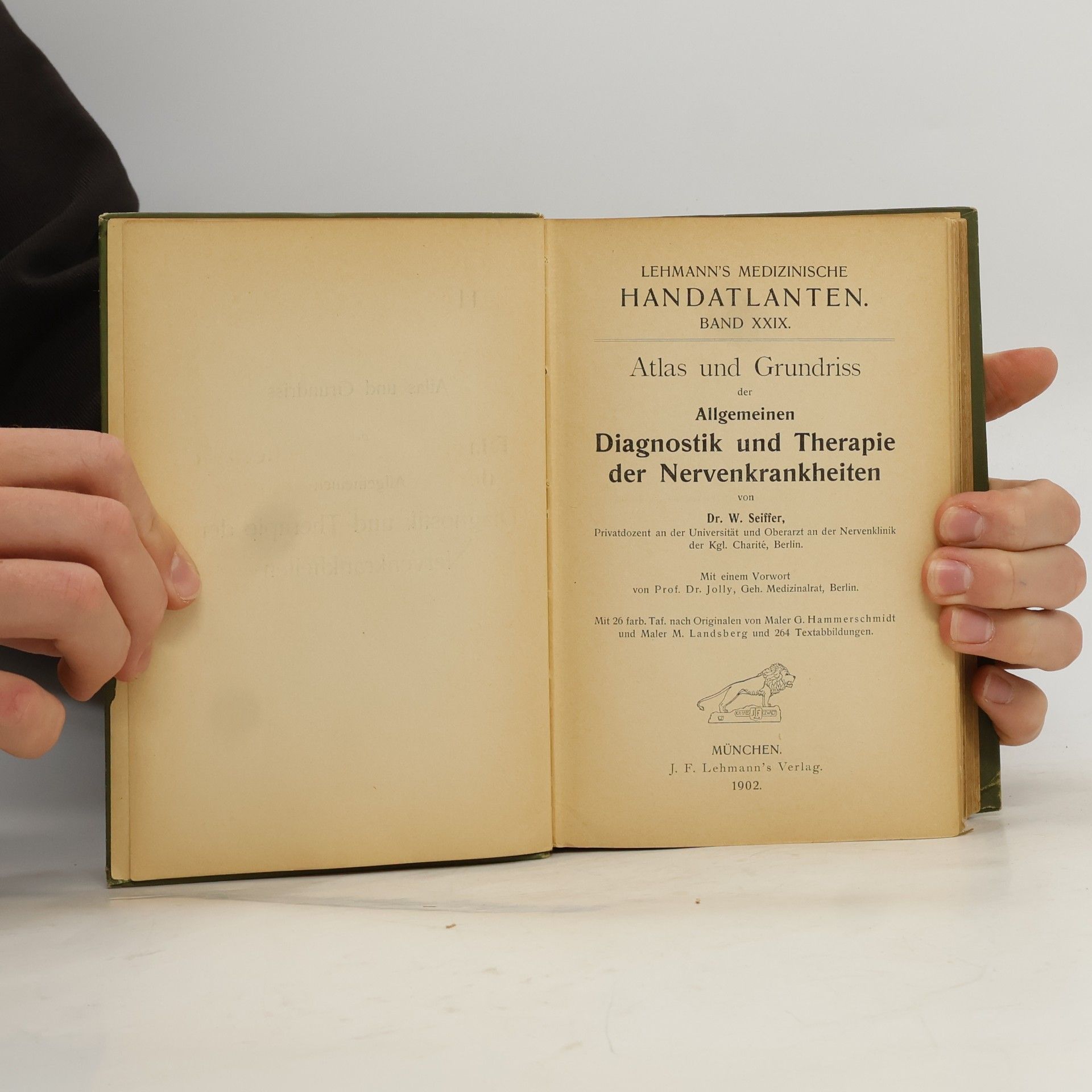 H. W. Seiffert Diagnostik u. Therapie der Nervenkrankheiten XXIX